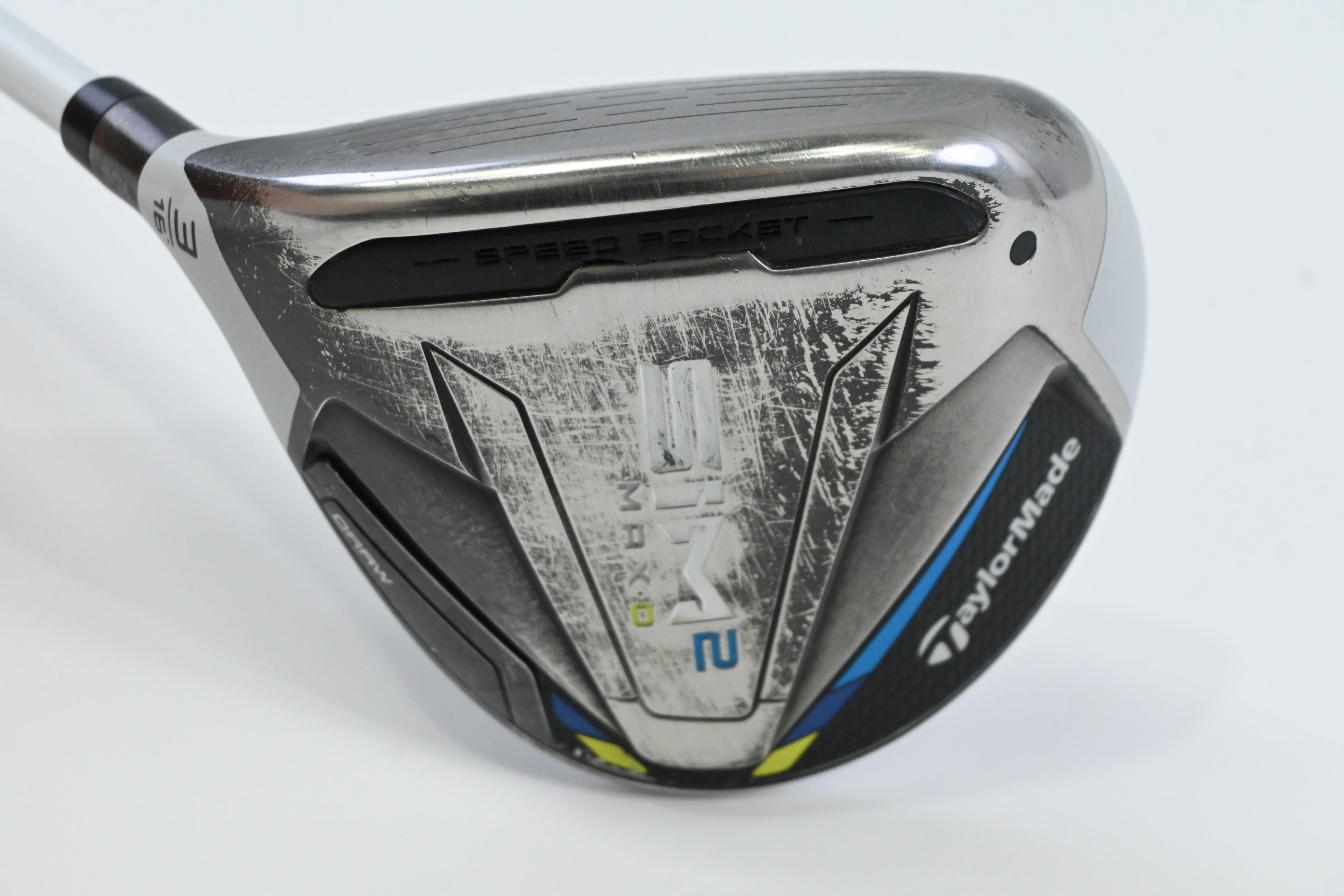 Left Hand Taylormade SIM2 Max D #3 Wood  / 16 Degree / Regular Flex AirSpeeder