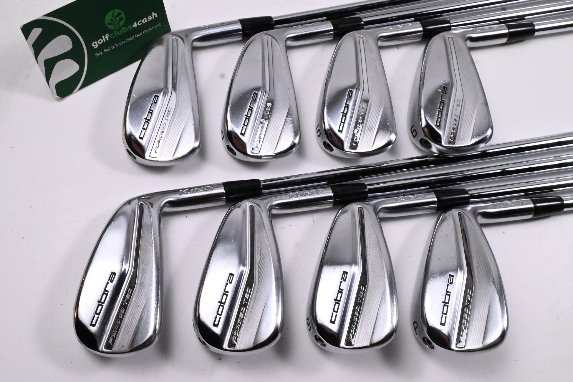 Cobra Forged Tec X 2022 Irons / 3-PW / Stiff Flex KBS $-Taper Lite Shafts