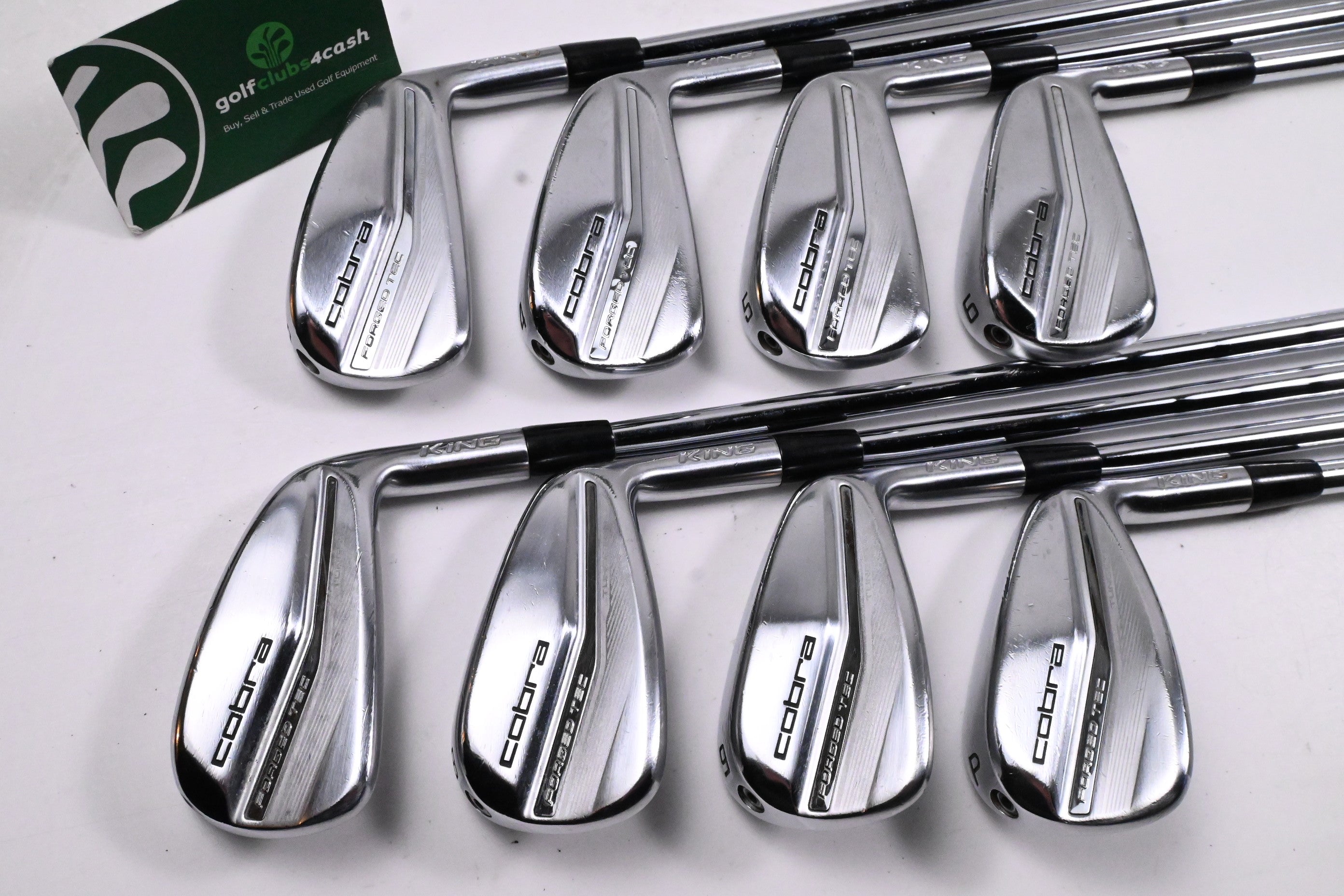 Cobra Forged Tec X 2022 Irons / 3-PW / Stiff Flex KBS $-Taper Lite Shafts