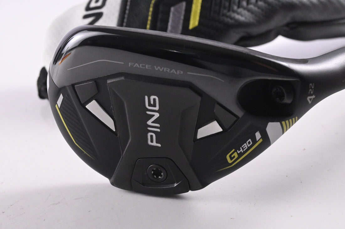 Ping G430 #4 Hybrid / 22 Degree / Stiff Flex Ping Alta CB Black 70 Shaft