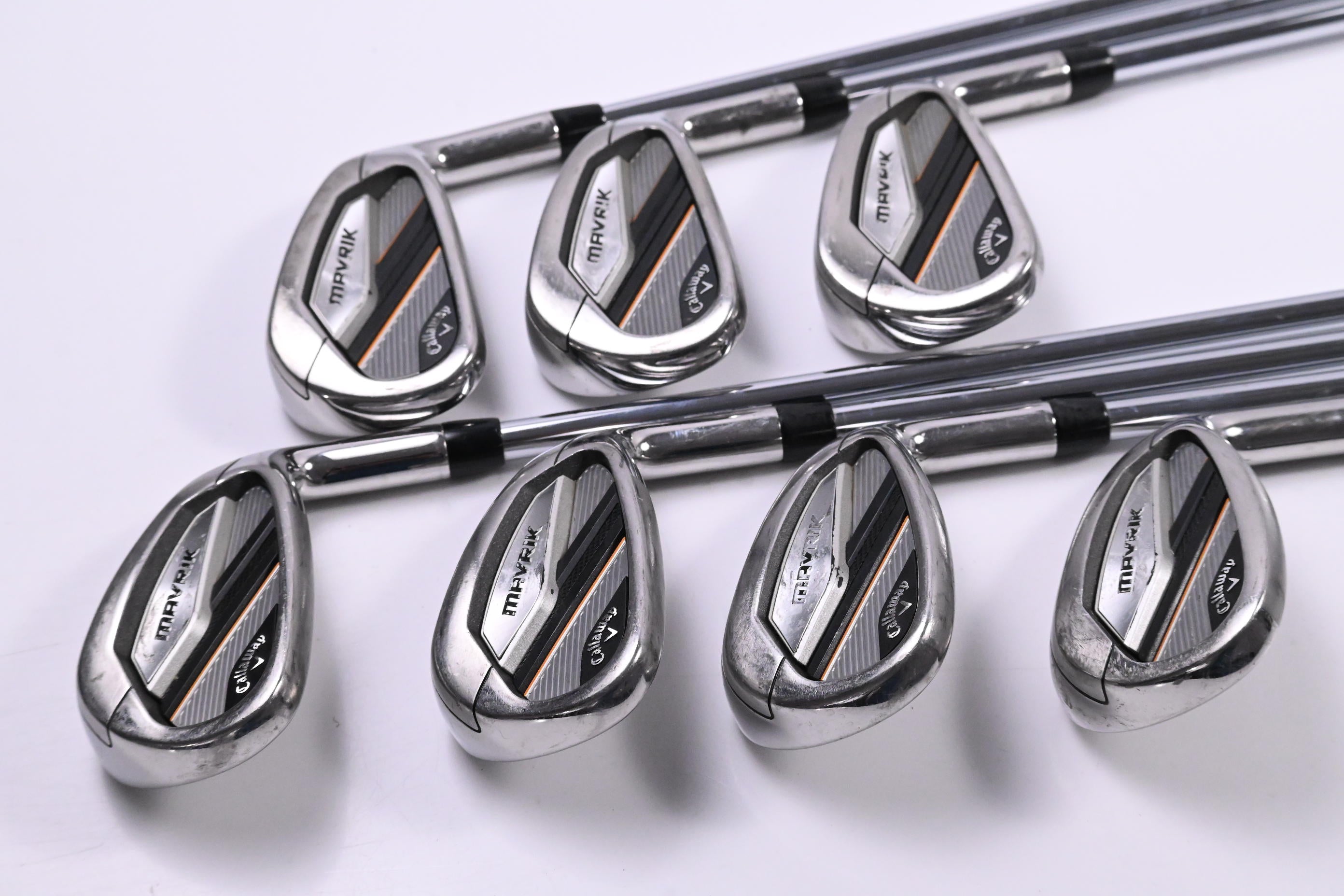 Callaway Mavrik Irons / 5-PW+SW / Regular Flex KBS MAX 80 Shafts