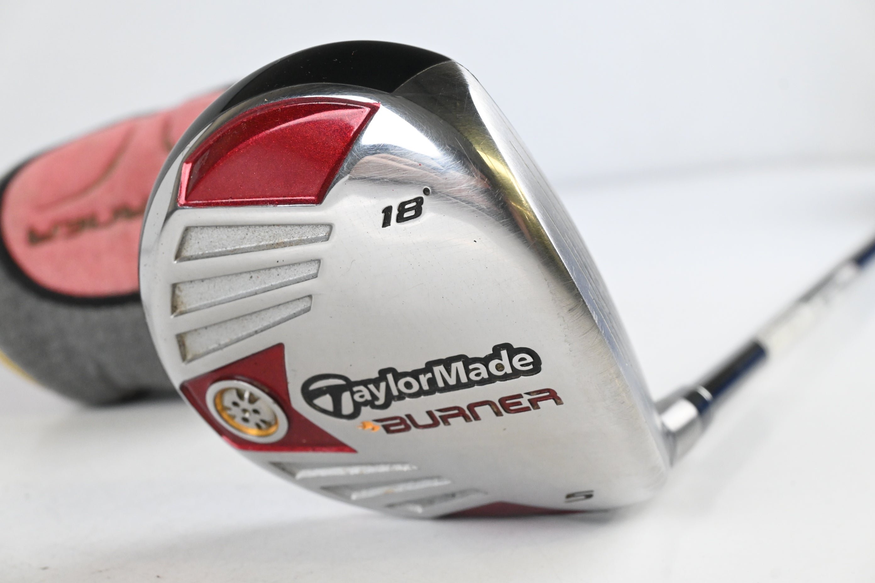 Taylormade Burner 2007 #5 Wood / 18 Degree / Stiff Flex REAX Superfast 50 Shaft