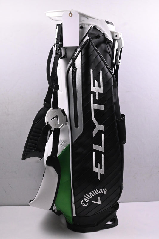 Callaway Elyte Tour Staff Stand Bag / 4-Way Divider / Black, White & Green