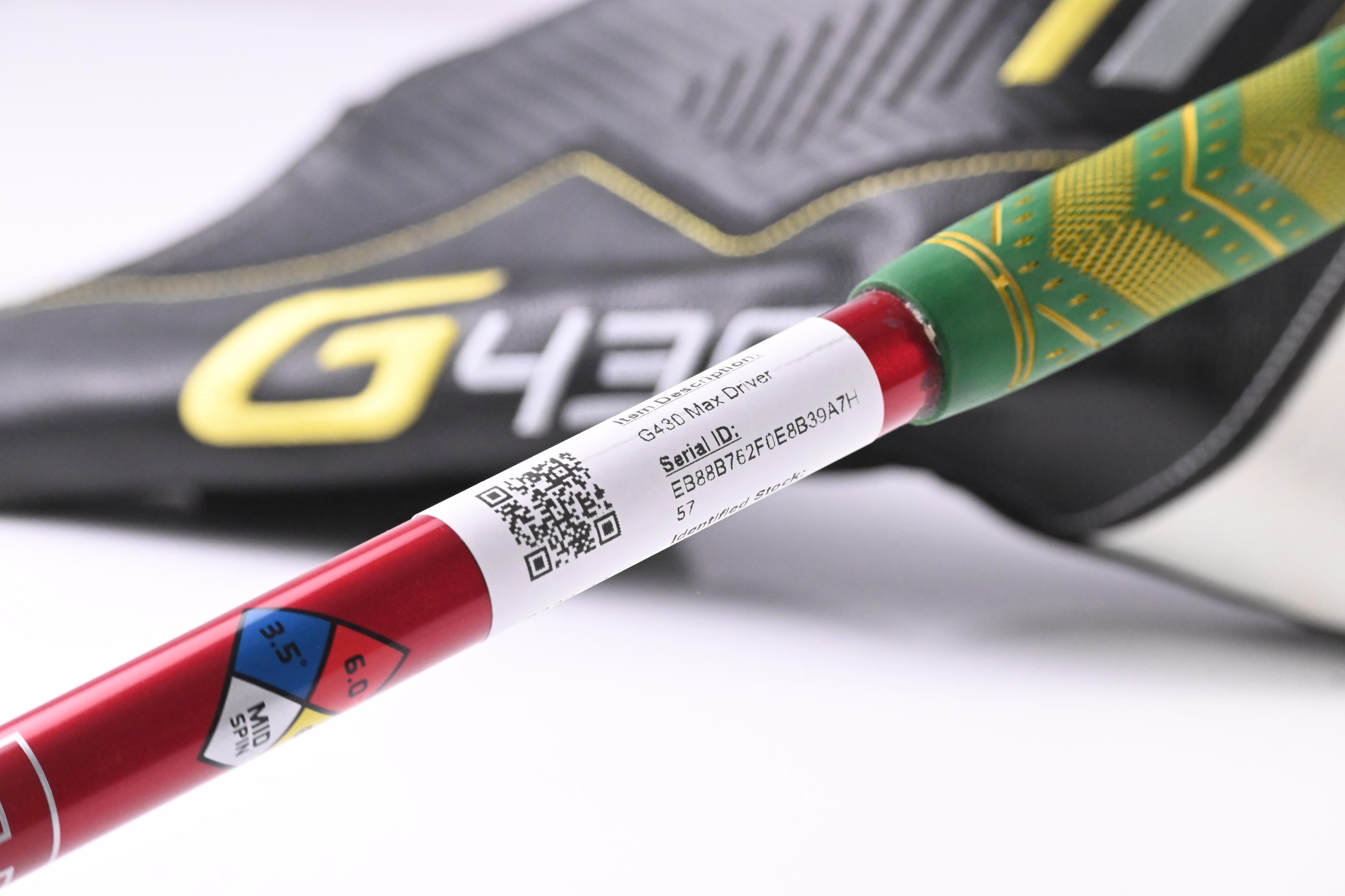 Ping G430 Max Driver / 9 Degree / Stiff Flex HZRDUS Smoke Red RDX 60 Shaft