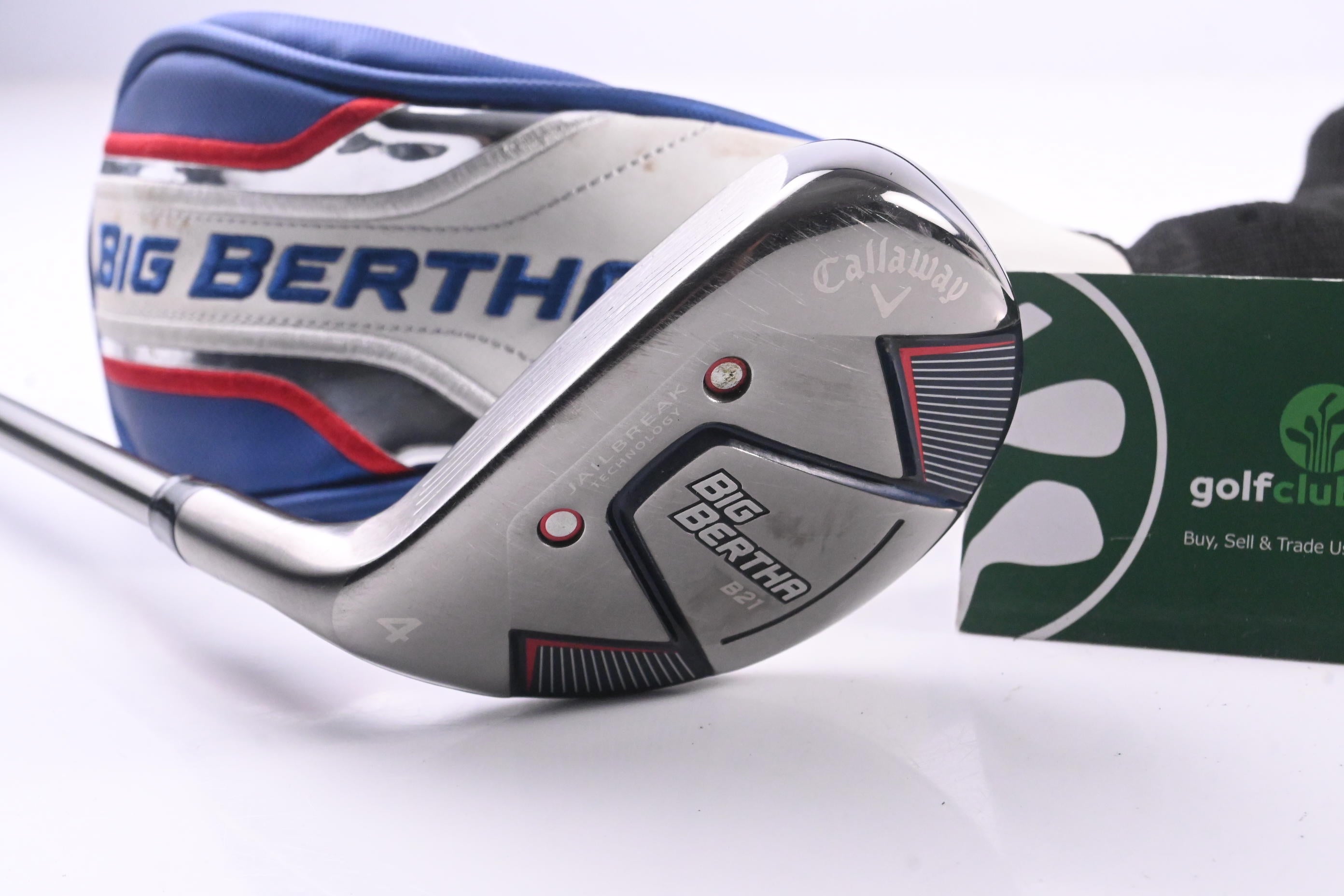 Left Hand Callaway Big Bertha B21 #4 Hybrid / 21 Degree / Senior Flex RCH 65