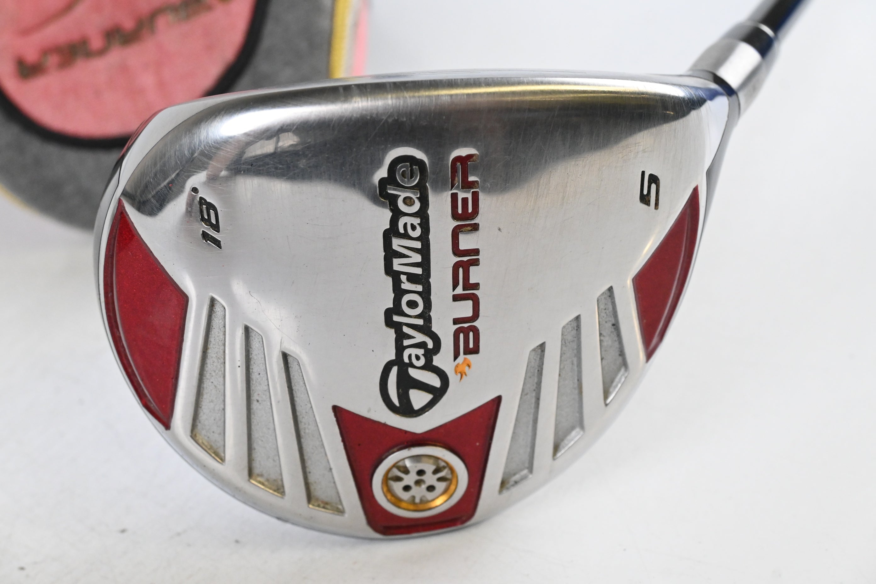Taylormade Burner 2007 #5 Wood / 18 Degree / Stiff Flex REAX Superfast 50 Shaft