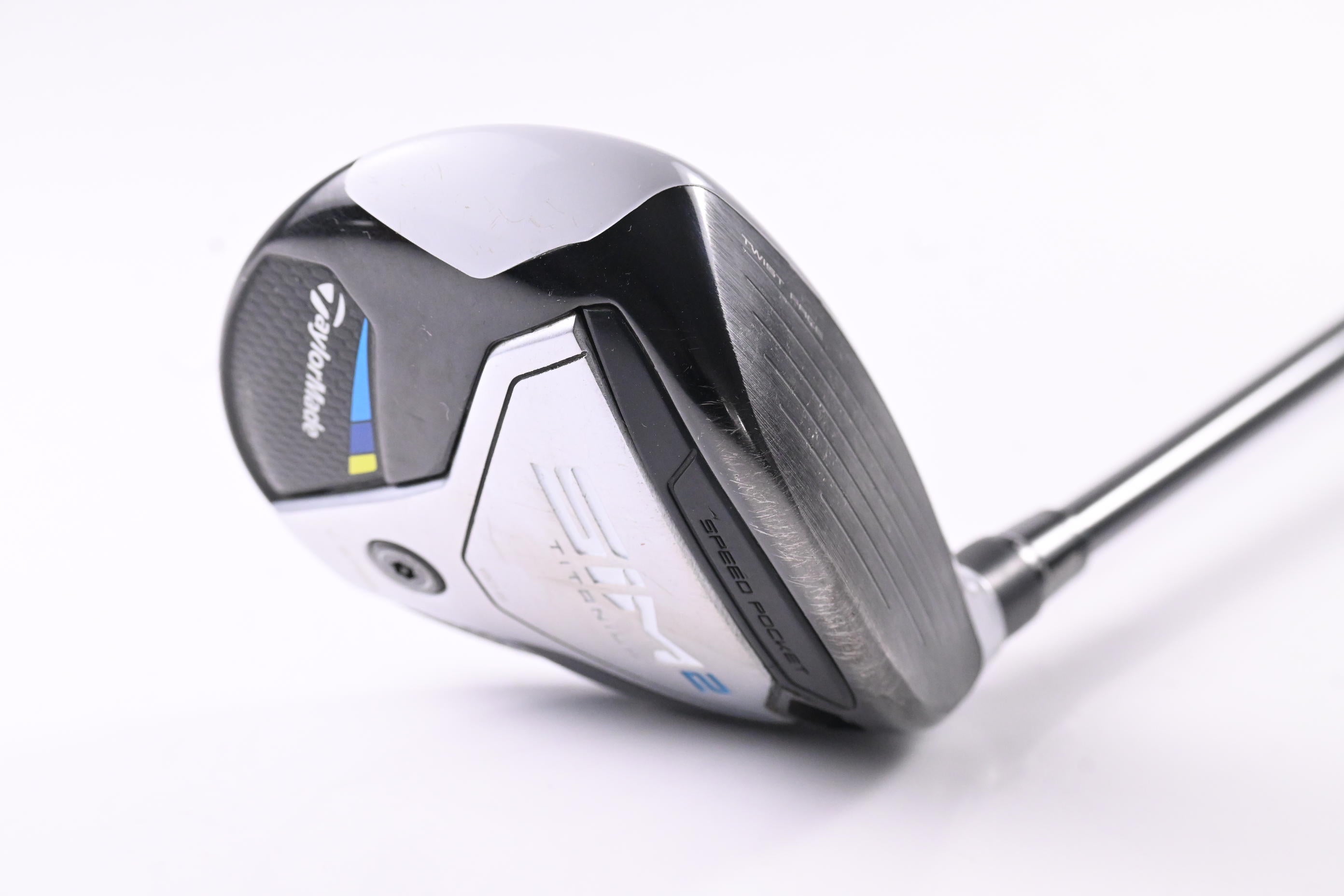 Taylormade SIM2 Ti #3 Wood / 15 Degree / Stiff Flex Tensei AV RAW Blue 65 Shaft
