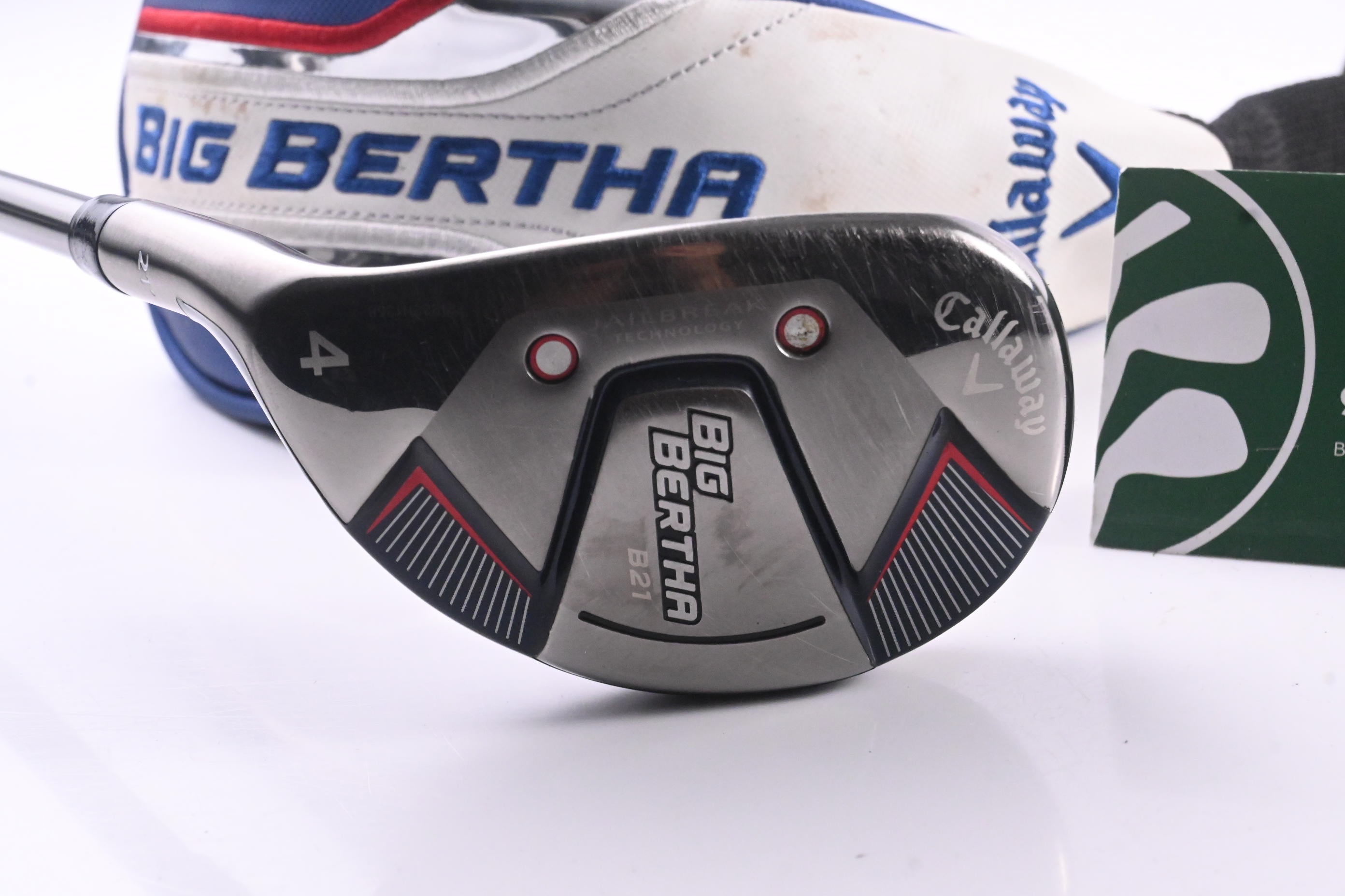 Left Hand Callaway Big Bertha B21 #4 Hybrid / 21 Degree / Senior Flex RCH 65