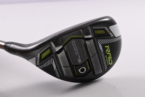 Left Hand Cobra King Radspeed #4 Hybrid / 21 Degree / Regular Flex UST Recoil