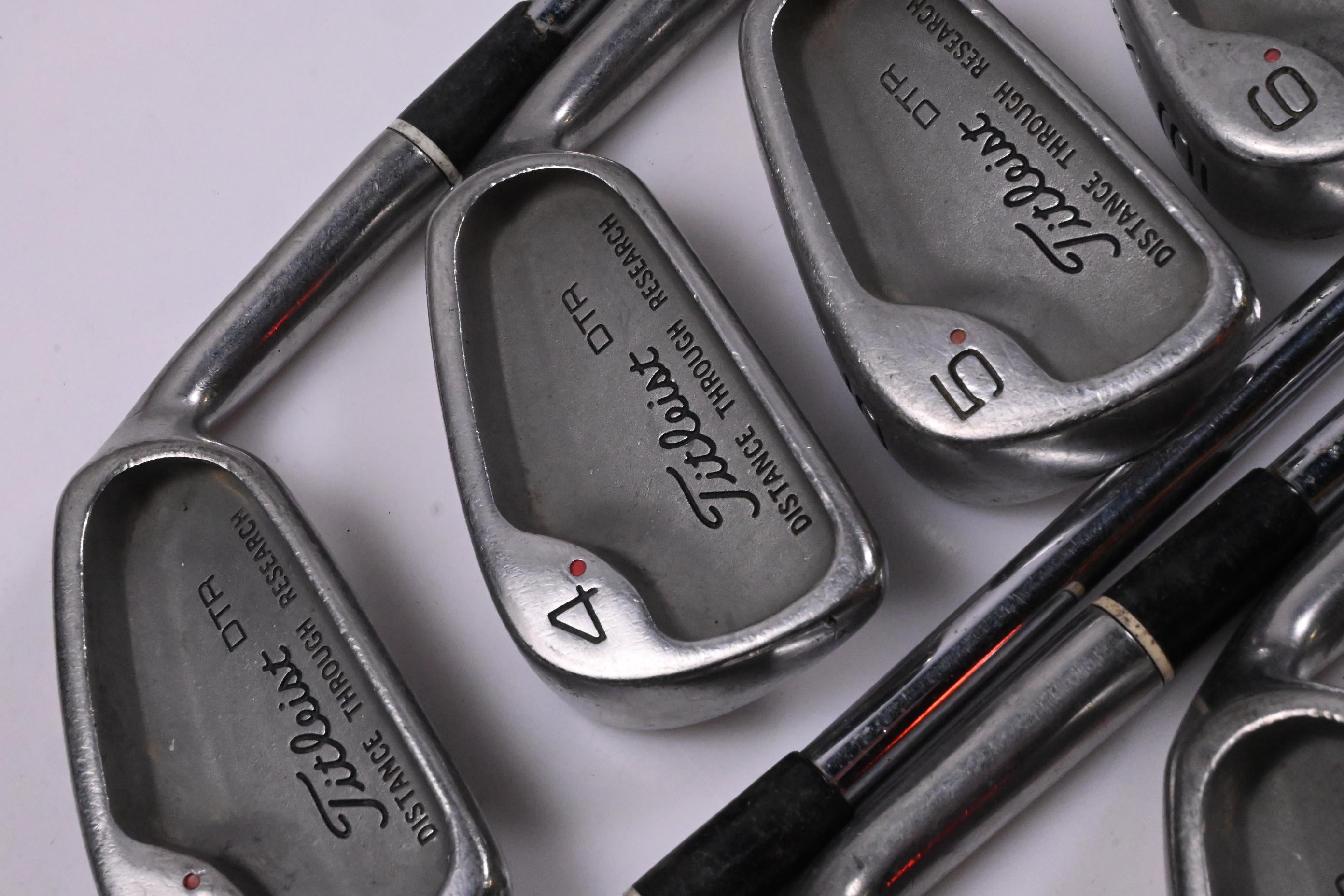 Titleist DTR Irons / 3-PW+SW / Stiff Flex Dynamic Gold Shafts