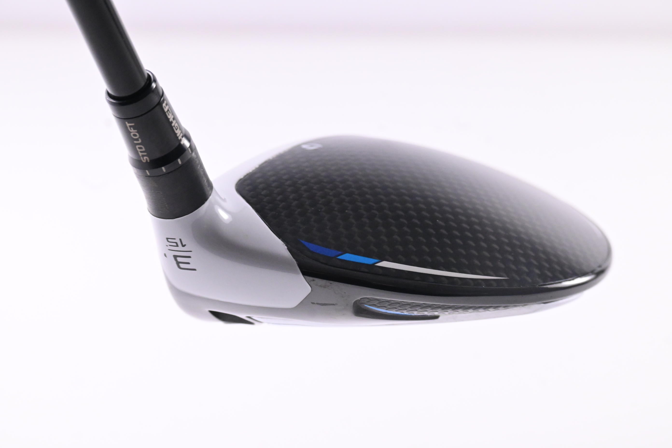 Taylormade SIM2 Ti #3 Wood / 15 Degree / Stiff Flex Tensei AV RAW Blue 65 Shaft
