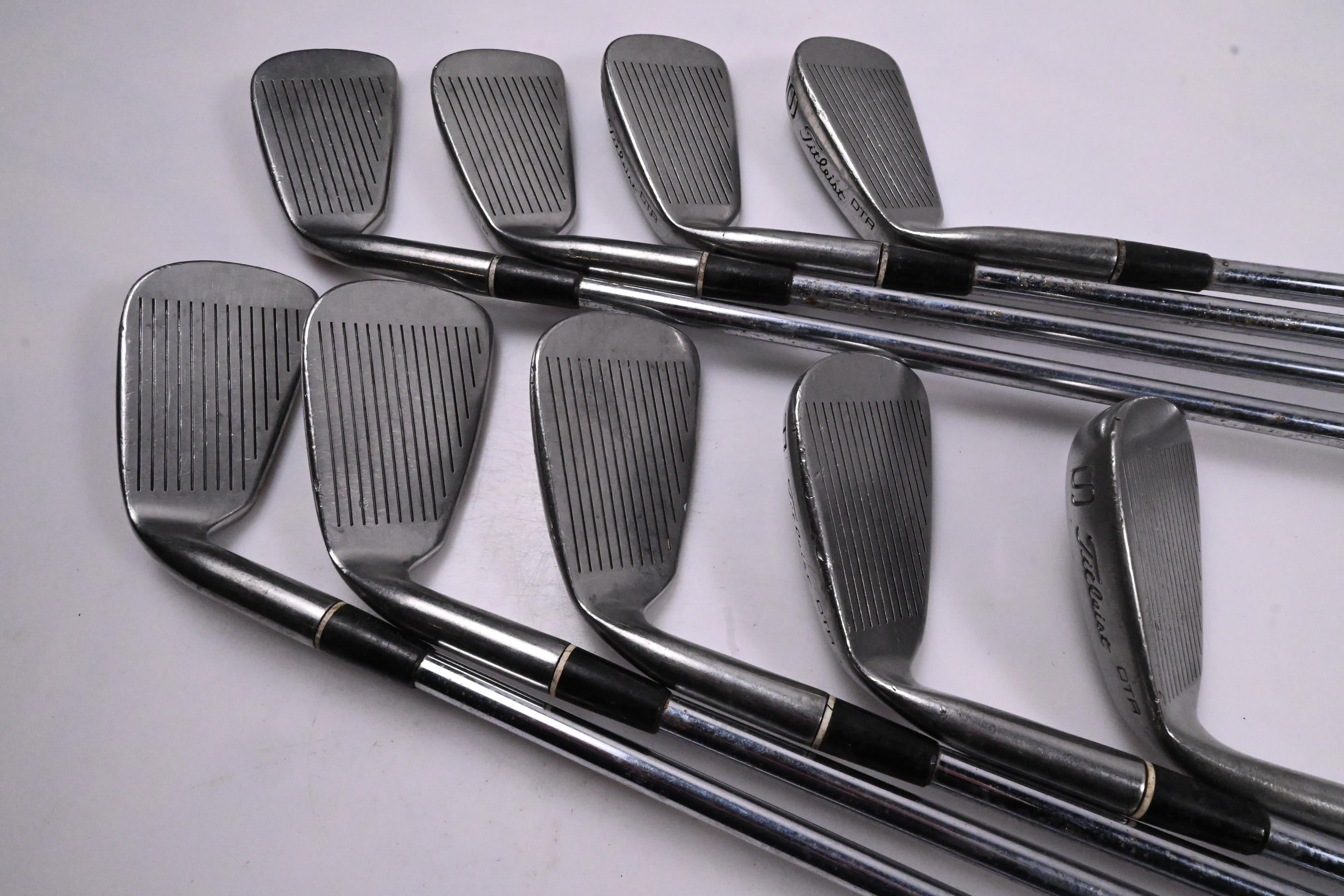 Titleist DTR Irons / 3-PW+SW / Stiff Flex Dynamic Gold Shafts