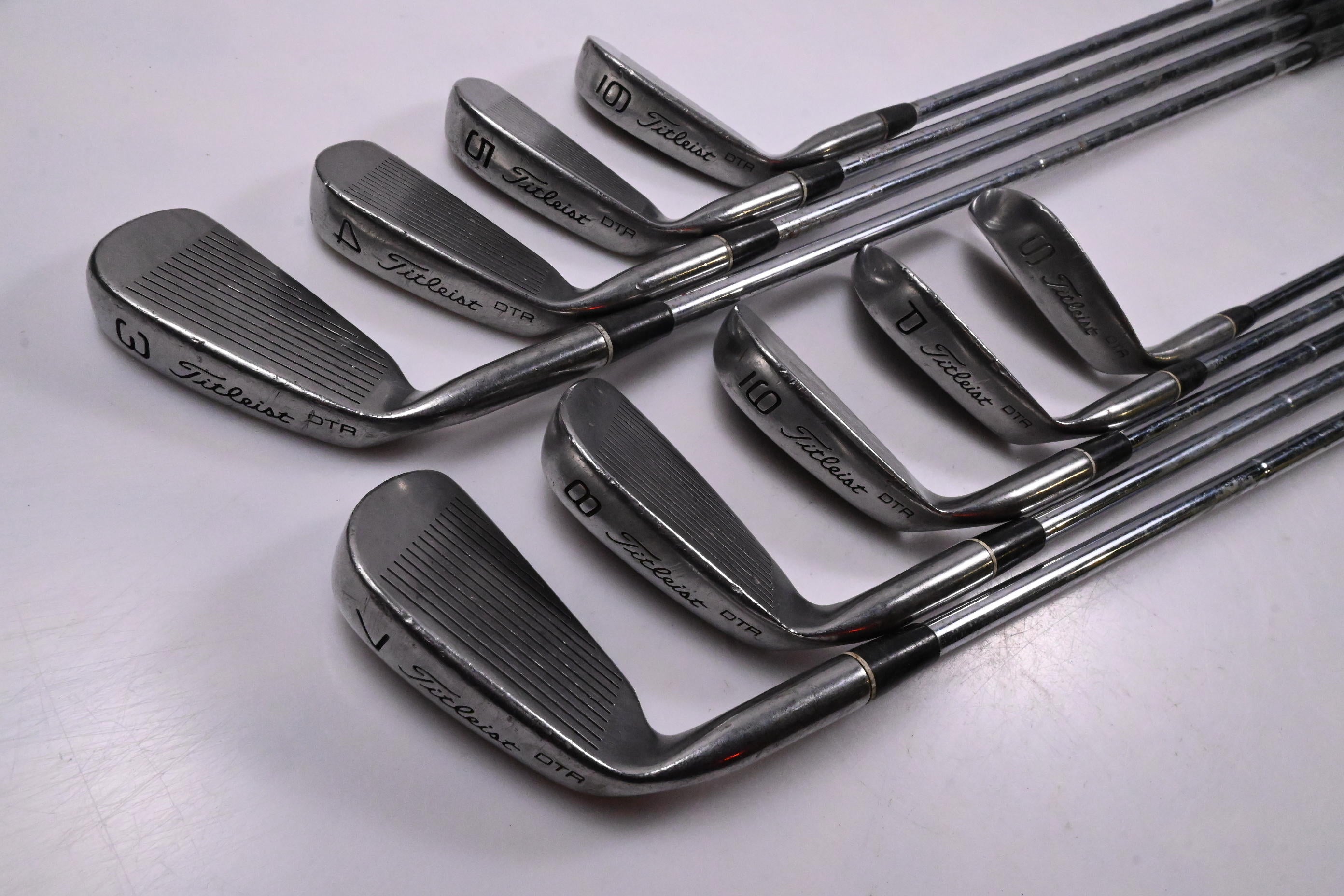 Titleist DTR Irons / 3-PW+SW / Stiff Flex Dynamic Gold Shafts