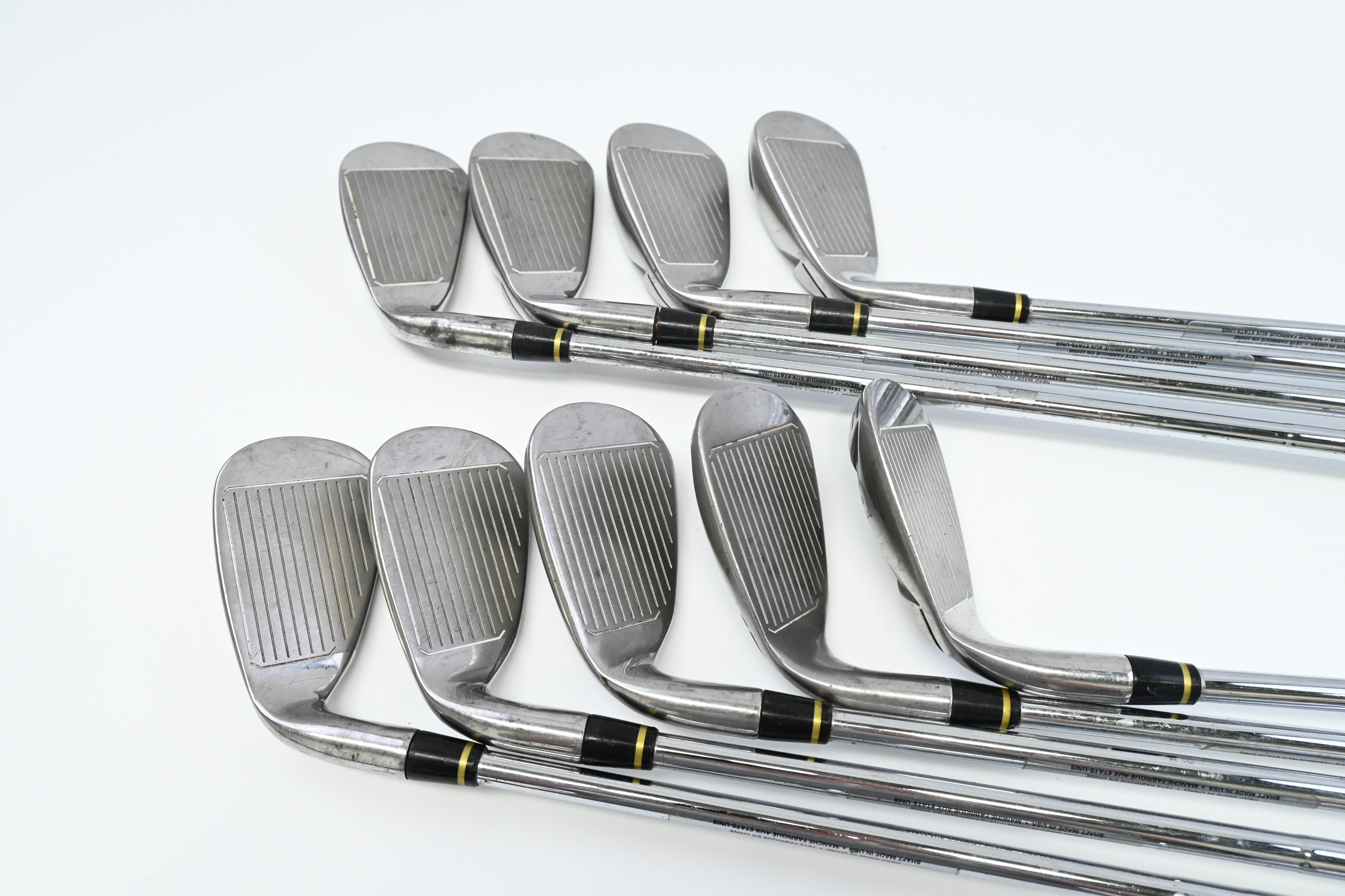 Nike SQ Machspeed Irons / 4-PW+SW+LW / Stiff Flex Dynalite 90 Shafts