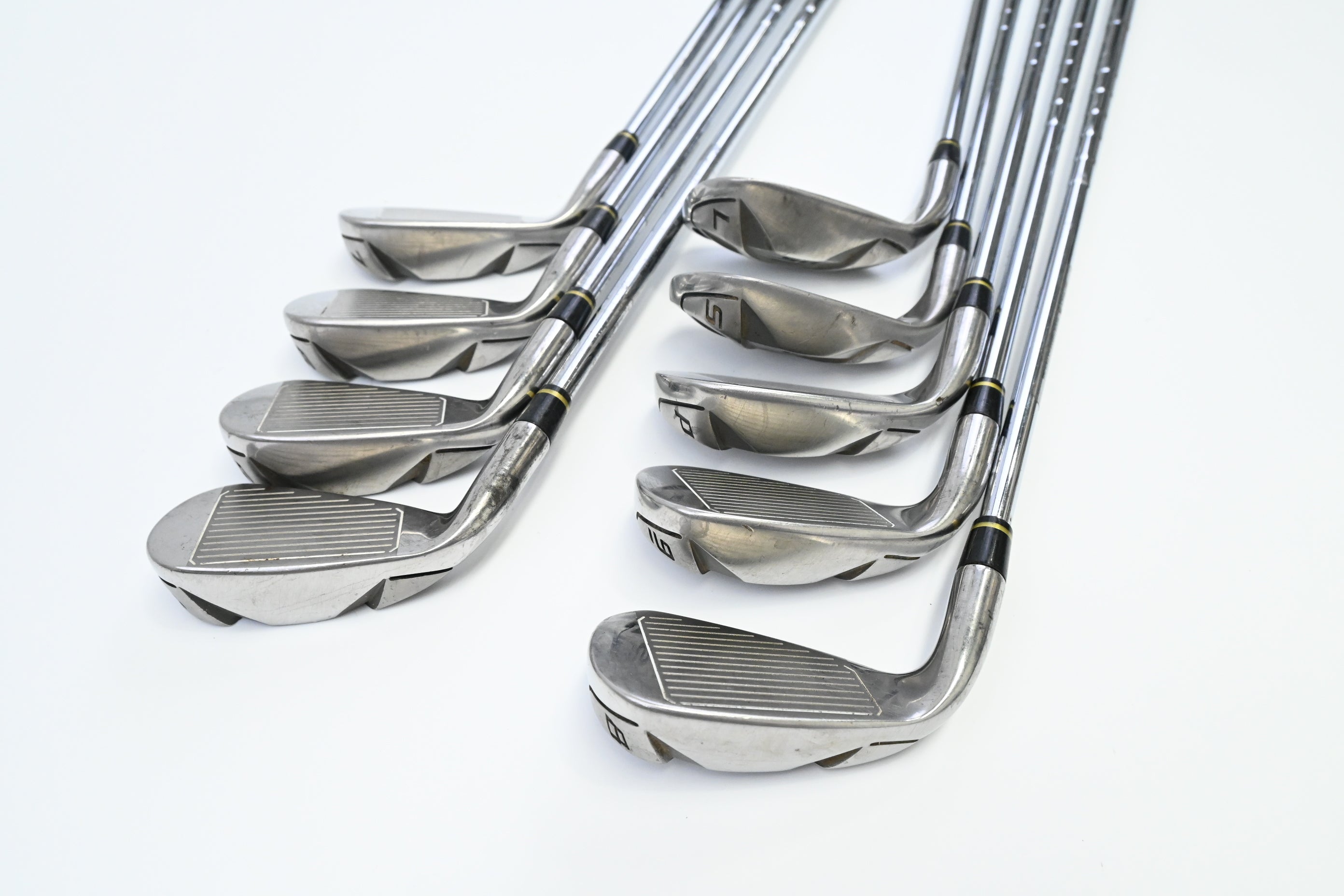 Nike SQ Machspeed Irons / 4-PW+SW+LW / Stiff Flex Dynalite 90 Shafts