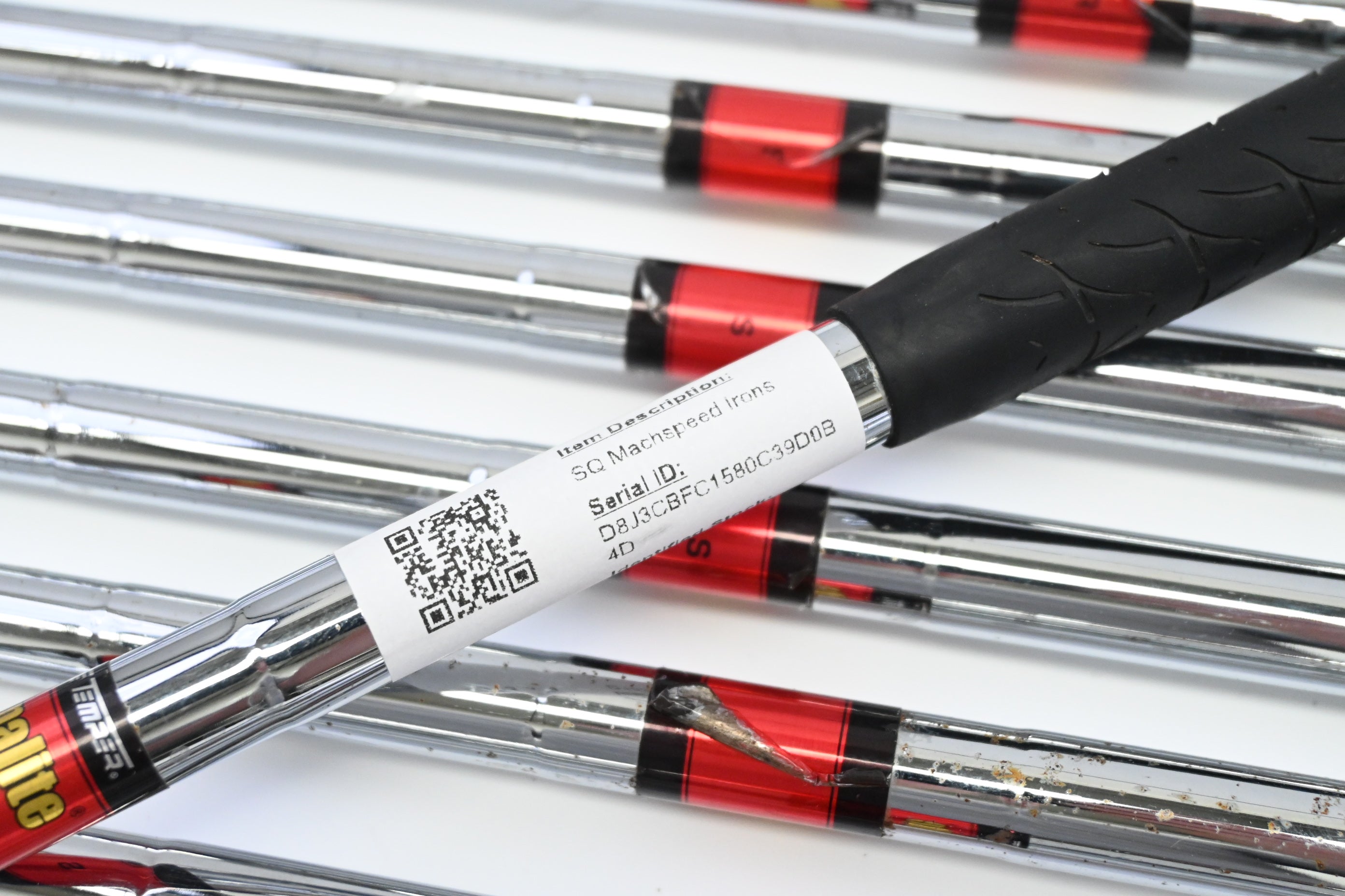 Nike SQ Machspeed Irons / 4-PW+SW+LW / Stiff Flex Dynalite 90 Shafts