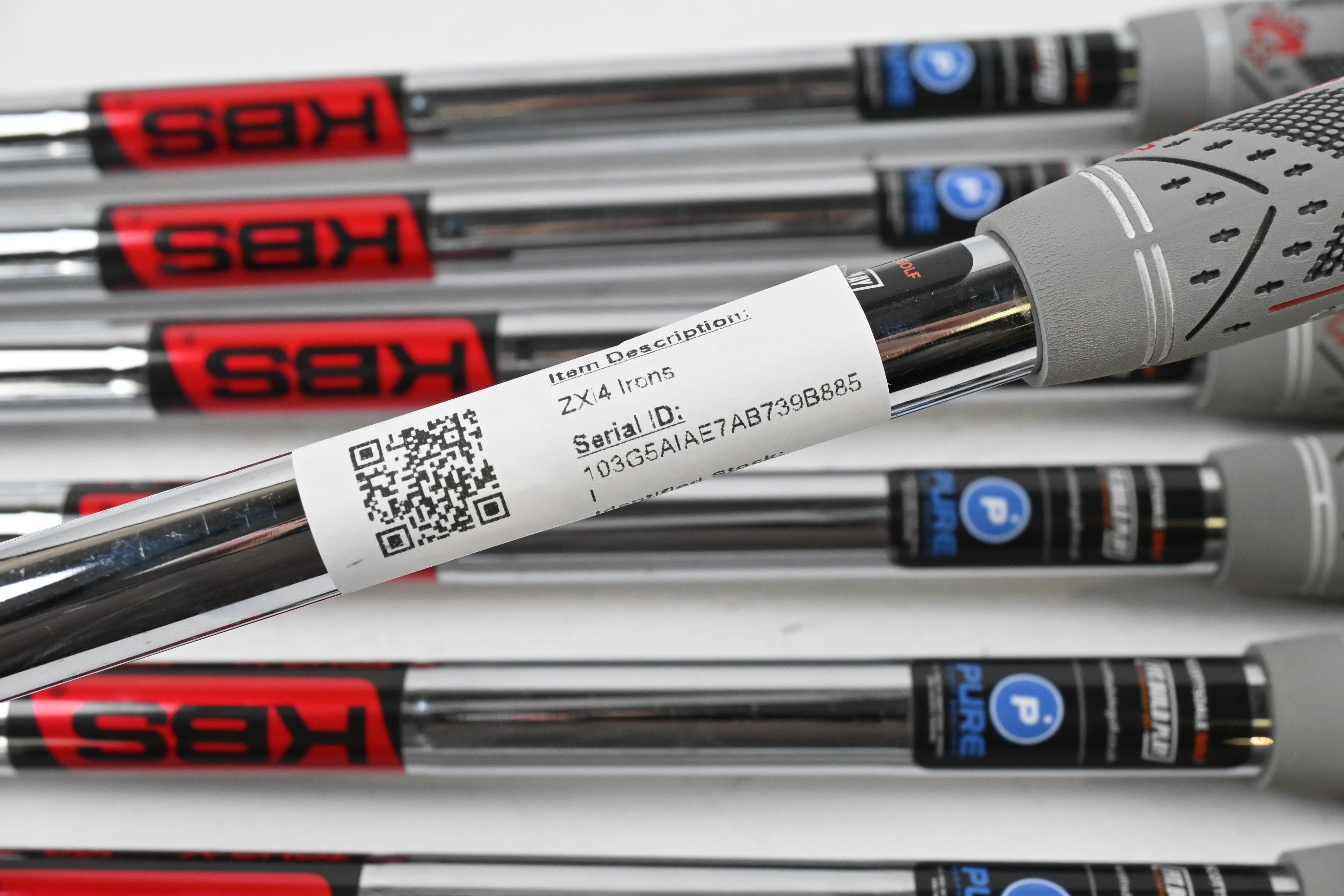 Srixon ZXi4 Irons / 4-PW / Regular Flex KBS Tour-V 100 Steel Shafts