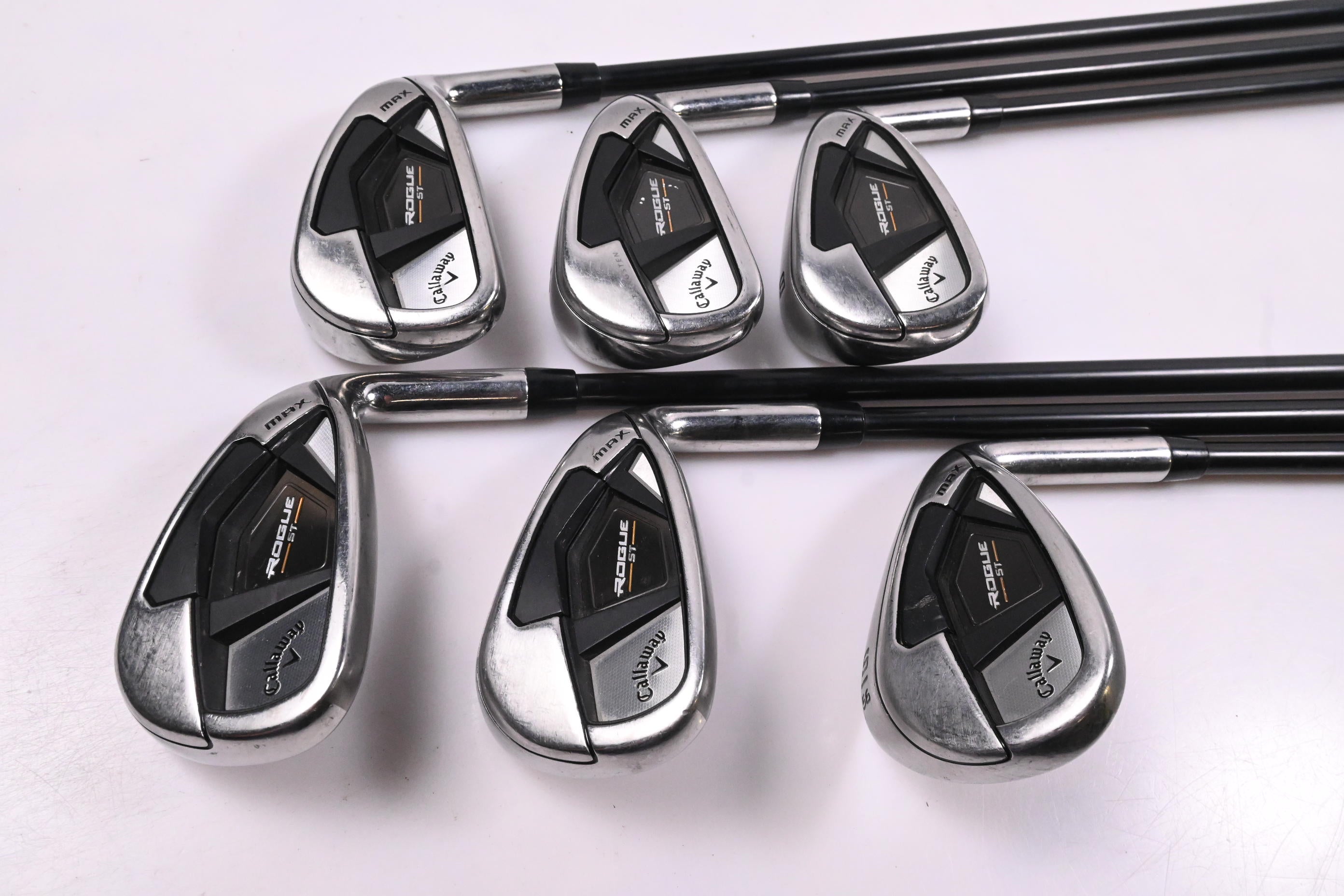Ladies Callaway Rogue ST Max Irons / 6-PW+SW / Ladies Flex Cypher 40 Shafts