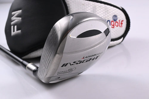 Left Hand Adams Insight #3 Wood / 15 Degree / Regular Flex Aldila G75 Shaft