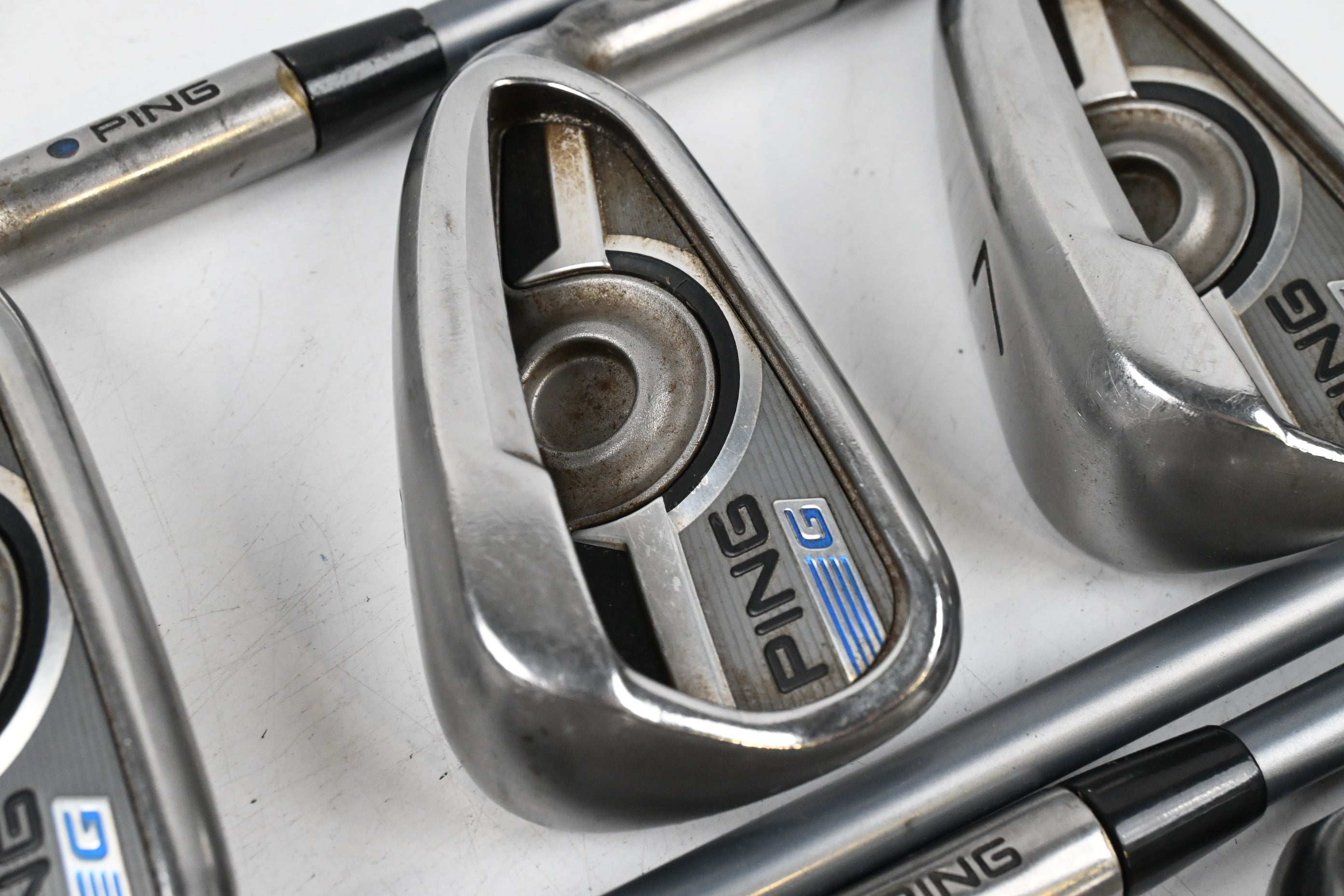 Ping G Series Irons / 5-PW / Blue Dot / Regular Flex Ping TFC 419 Shaft