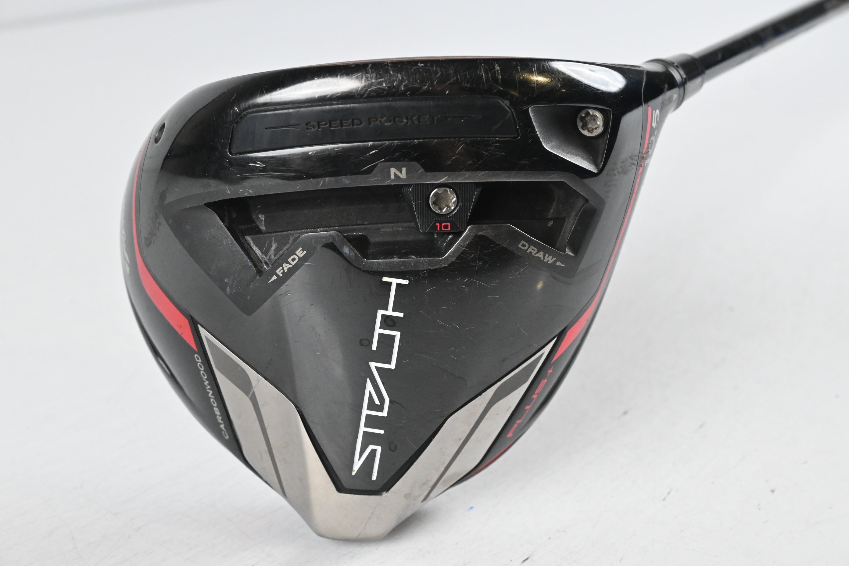 Taylormade Stealth Plus Driver / 10.5 Degree / Stiff Flex HZRDUS Smoke Red RDX