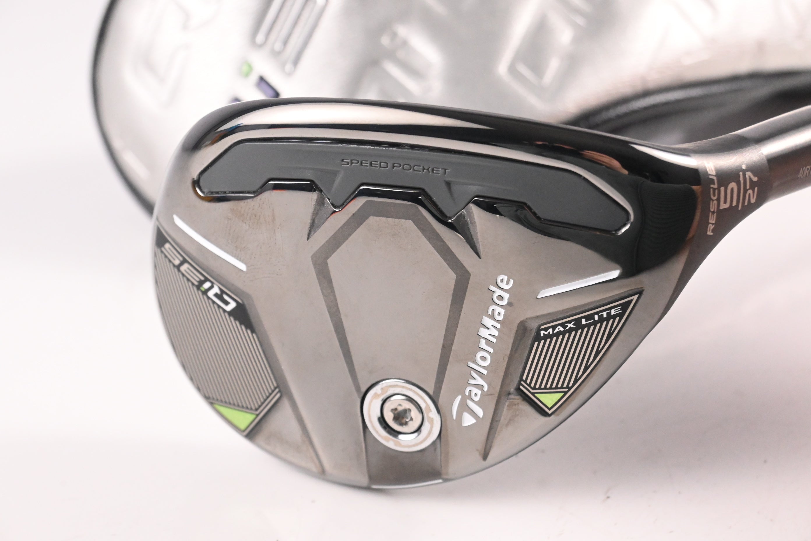 Taylormade Qi35 Max Lite #5 Hybrid / 27 Degree / Senior Flex Vanquish 5 Shaft