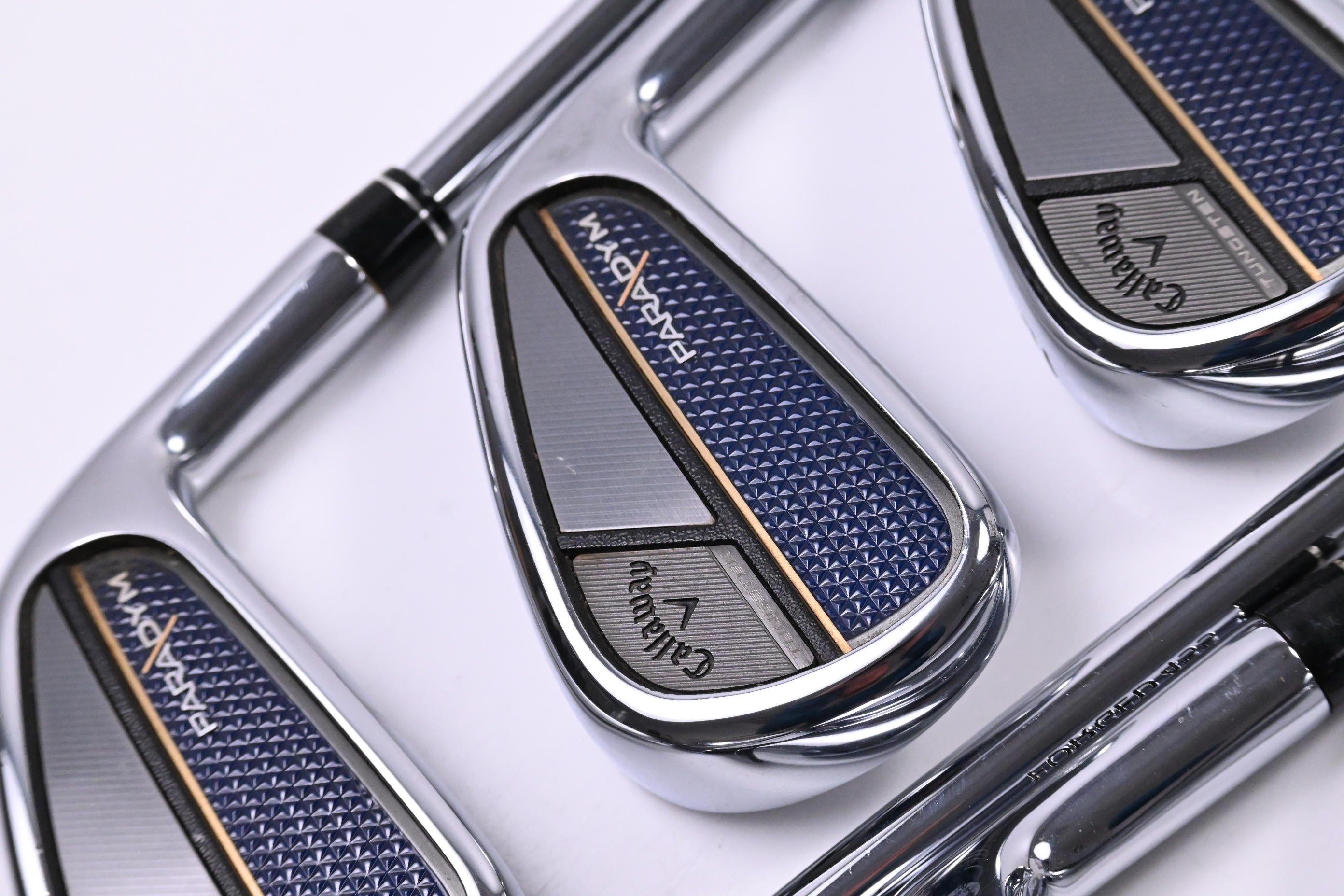 Callaway Paradym Irons / 4-PW+AW / Stiff Flex Rifle Tour Flighted 105GR Shafts