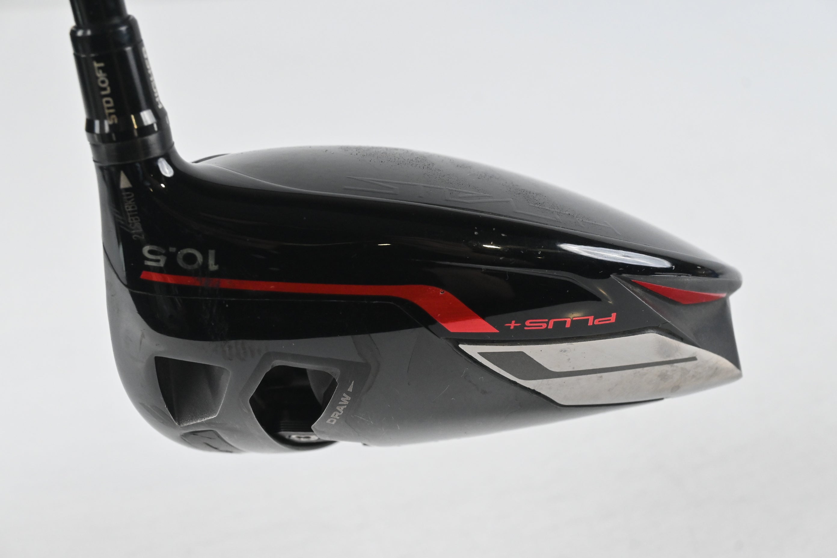 Taylormade Stealth Plus Driver / 10.5 Degree / Stiff Flex HZRDUS Smoke Red RDX