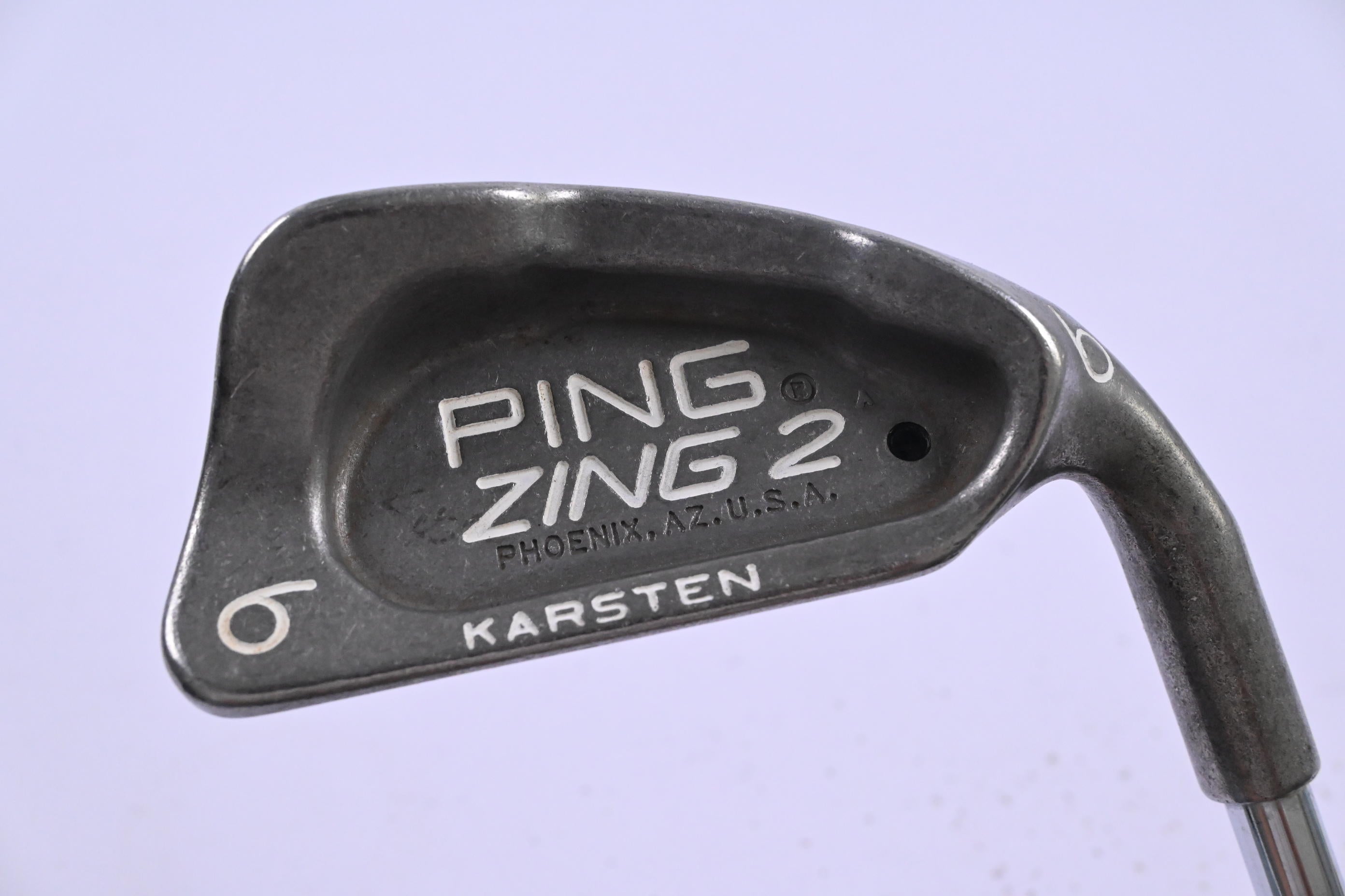 Ping Zing 2 #6 Iron / Black Dot / Stiff Flex Ping JZ Shaft