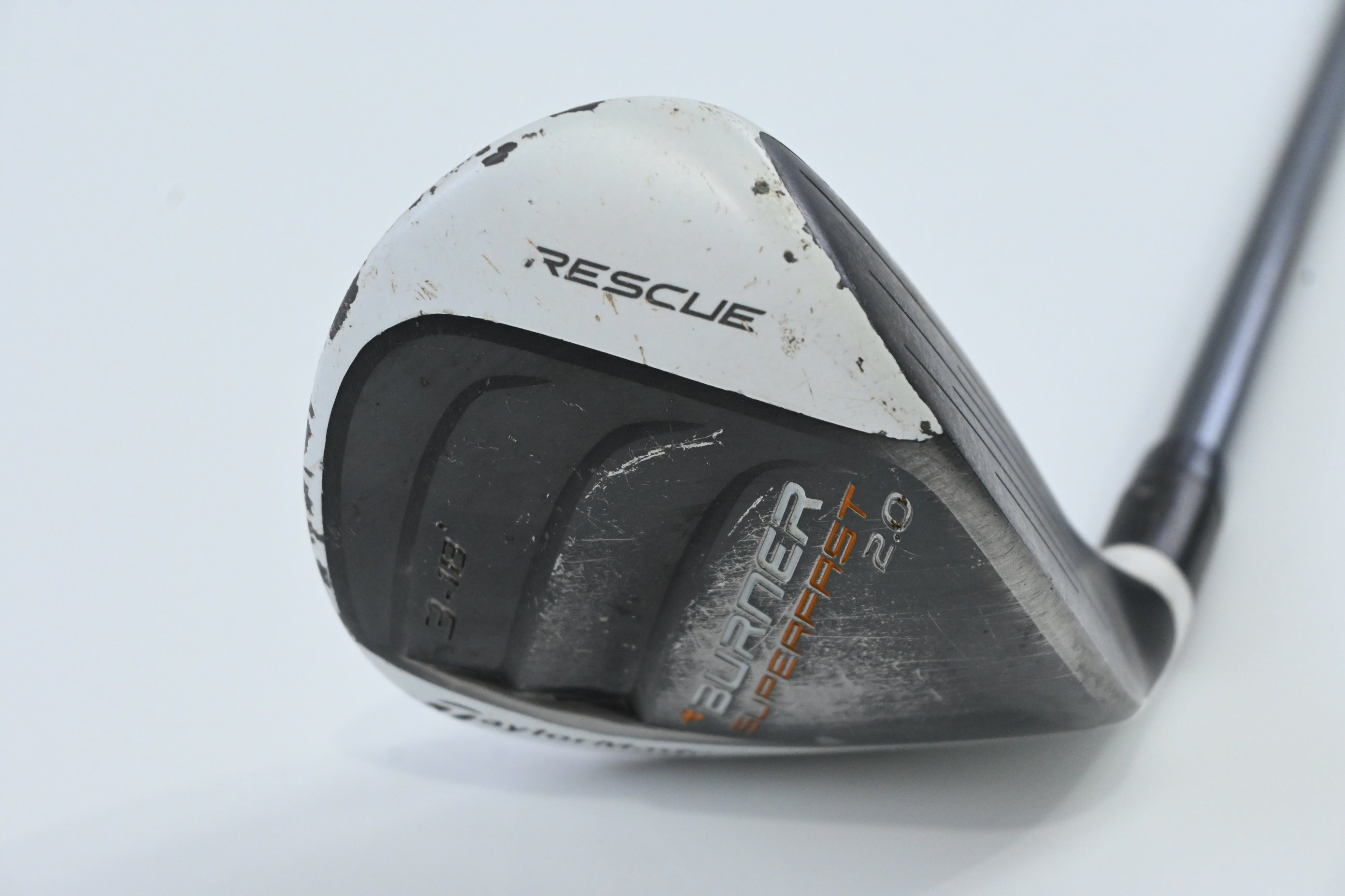 Taylormade Burner Superfast 2.0 #3 Hybrid / 18 Degree / Stiff Flex Reax 60 Shaft
