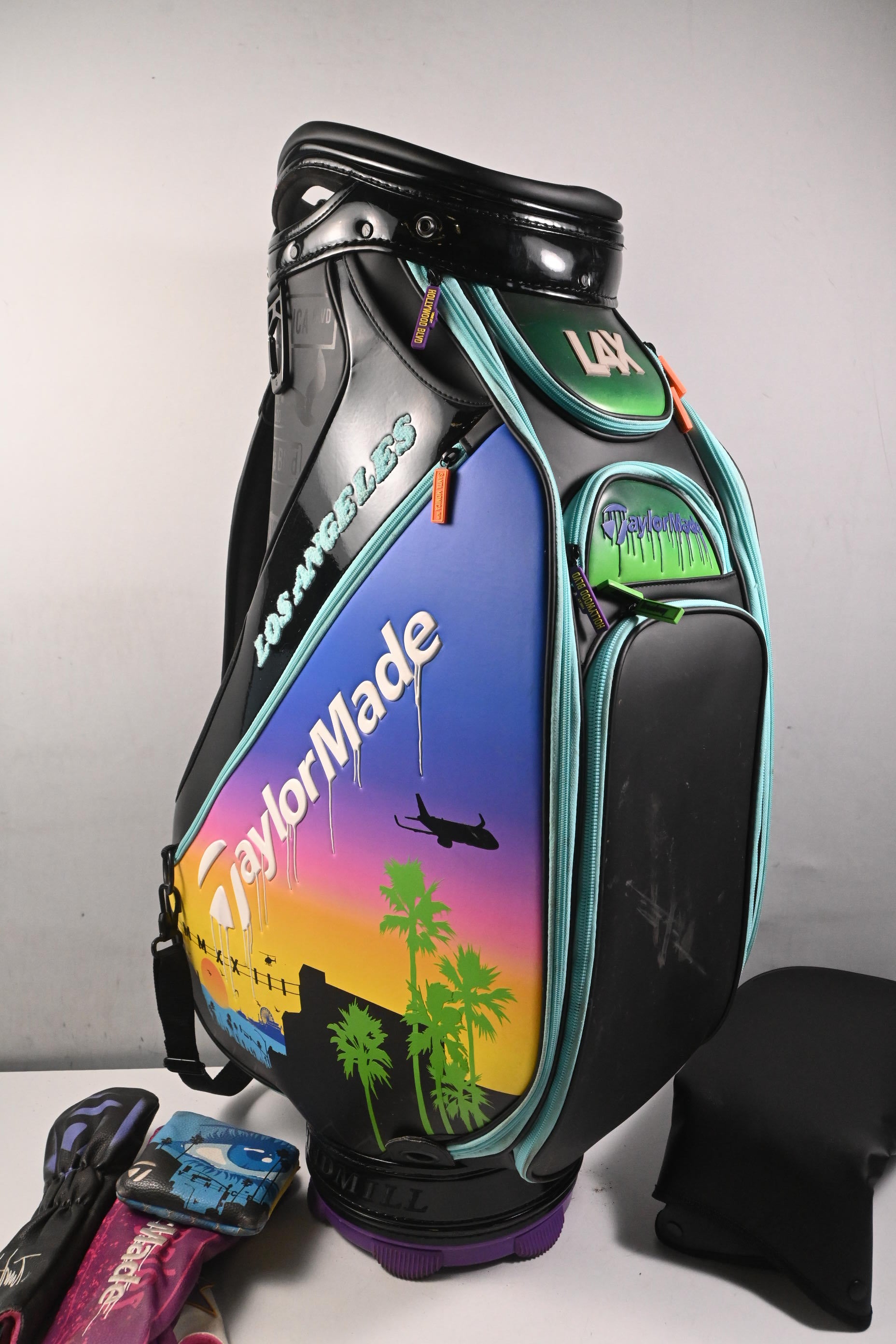 Taylormade 2023 US Women's Open Tour Bag / 6-Way Divider / Black, Blue & Green