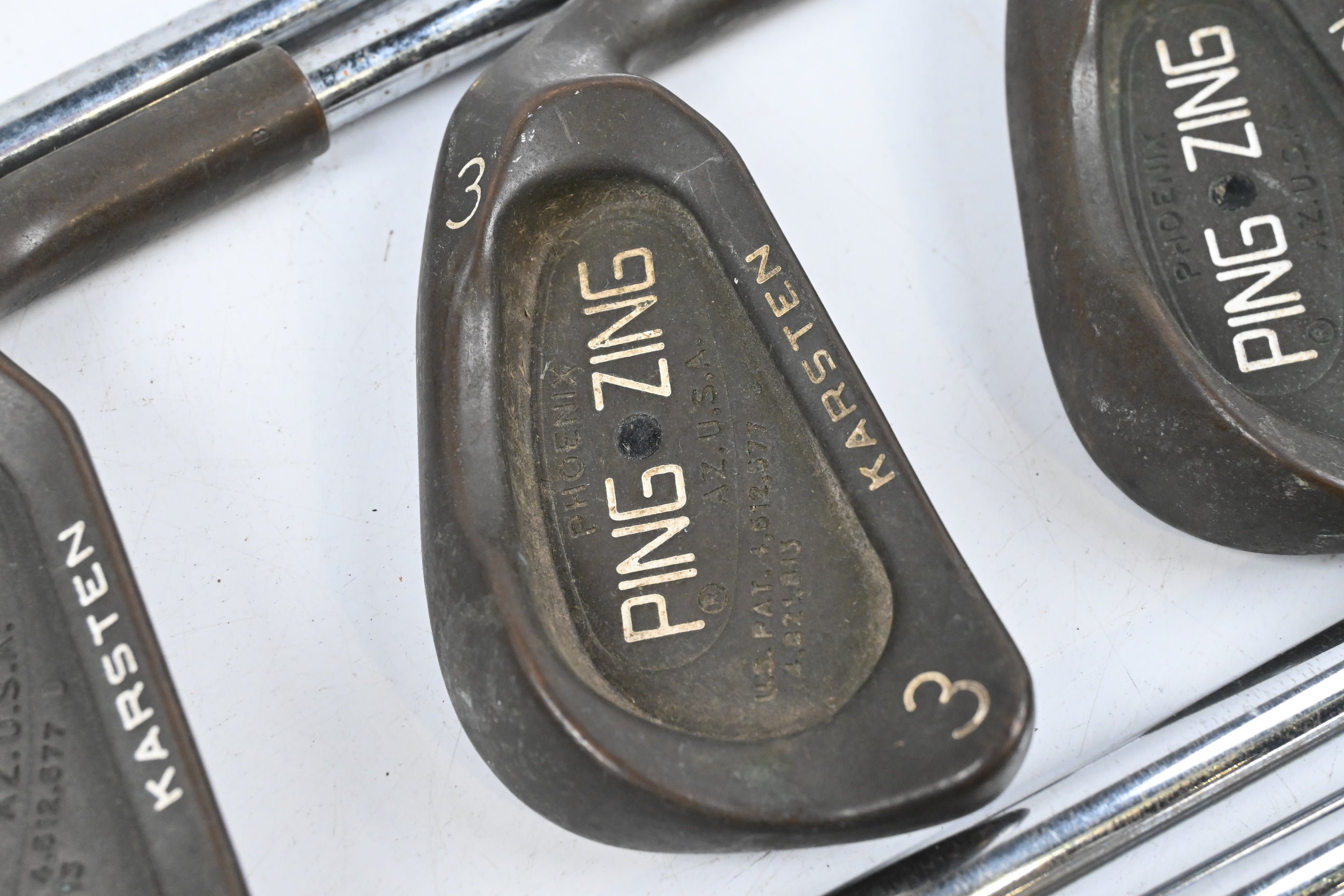 Ping Zing BeCu Irons / 1-9i / Black Dot / Stiff Flex Ping JZ Shafts