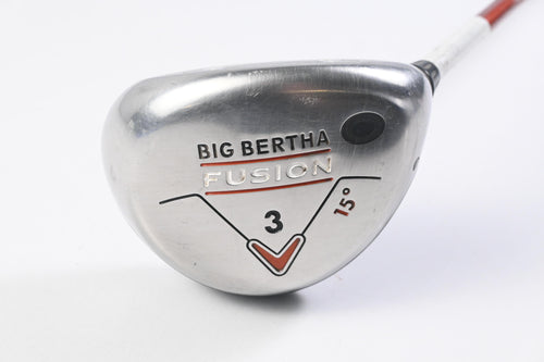 Callaway Big Bertha Fusion #3 Wood / 15 Degree / Regular Flex Aldila NVS 55