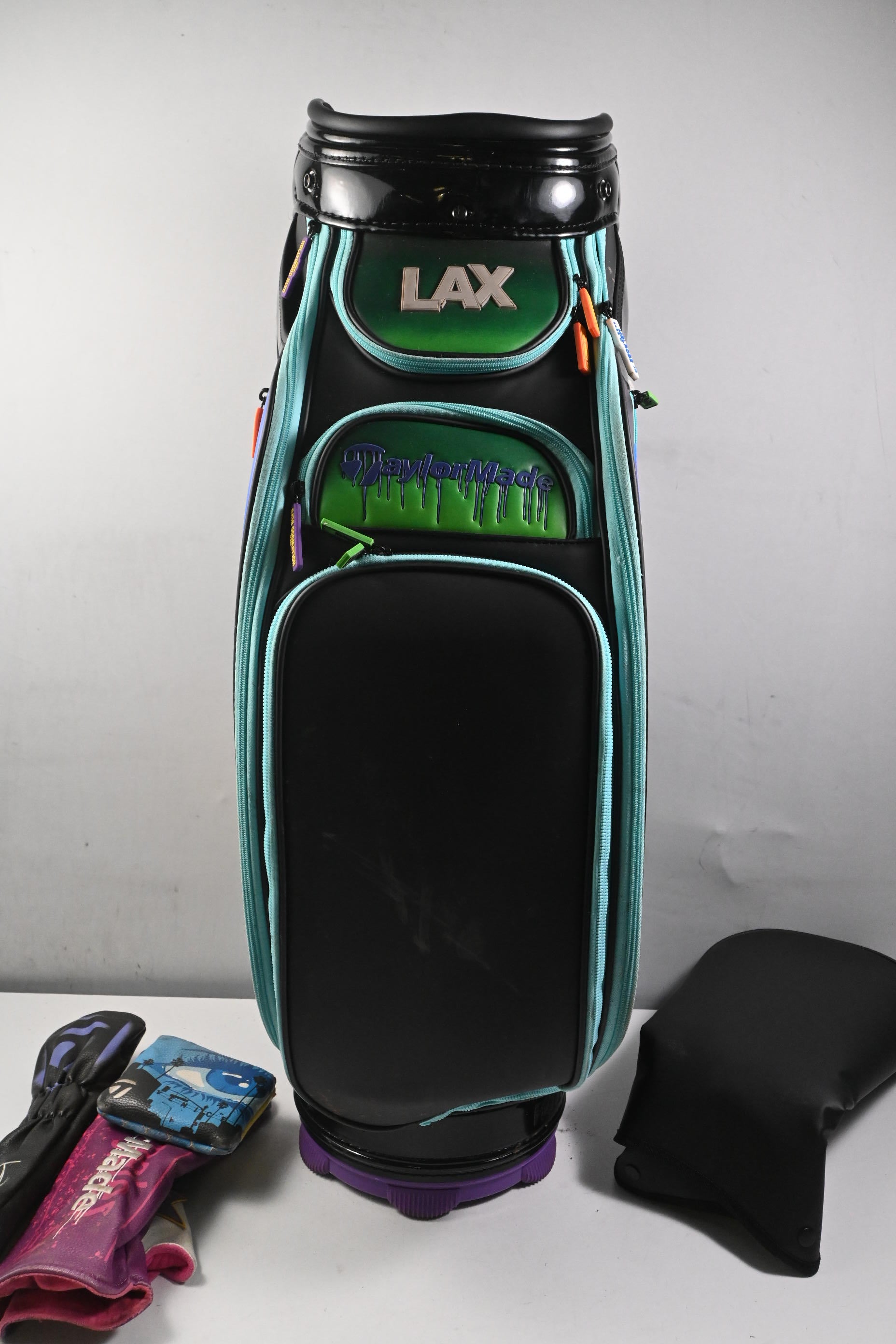 Taylormade 2023 US Women's Open Tour Bag / 6-Way Divider / Black, Blue & Green