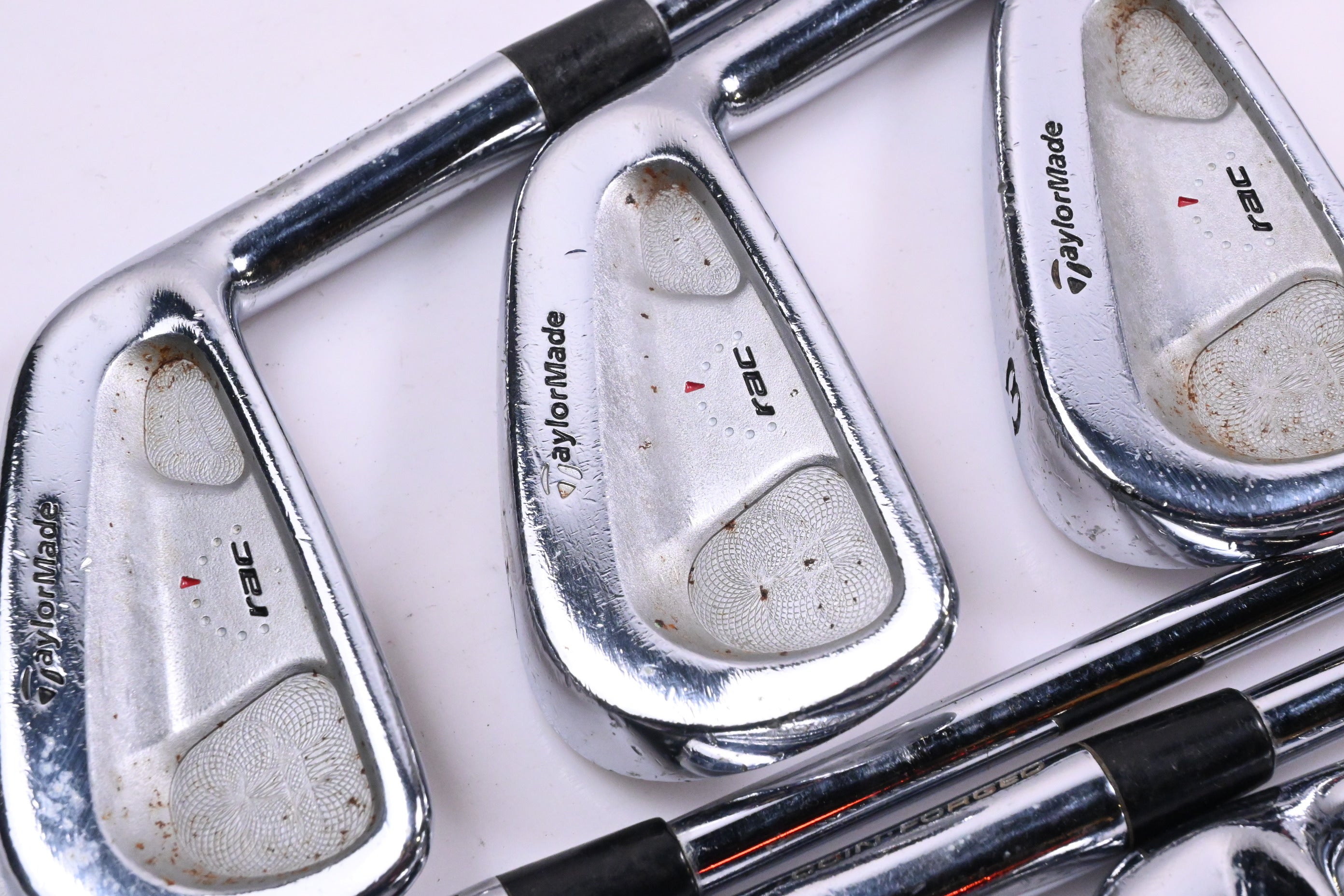 Taylormade RAC CB Coin Forged Irons / 3-9i / X-Flex Steel Shafts