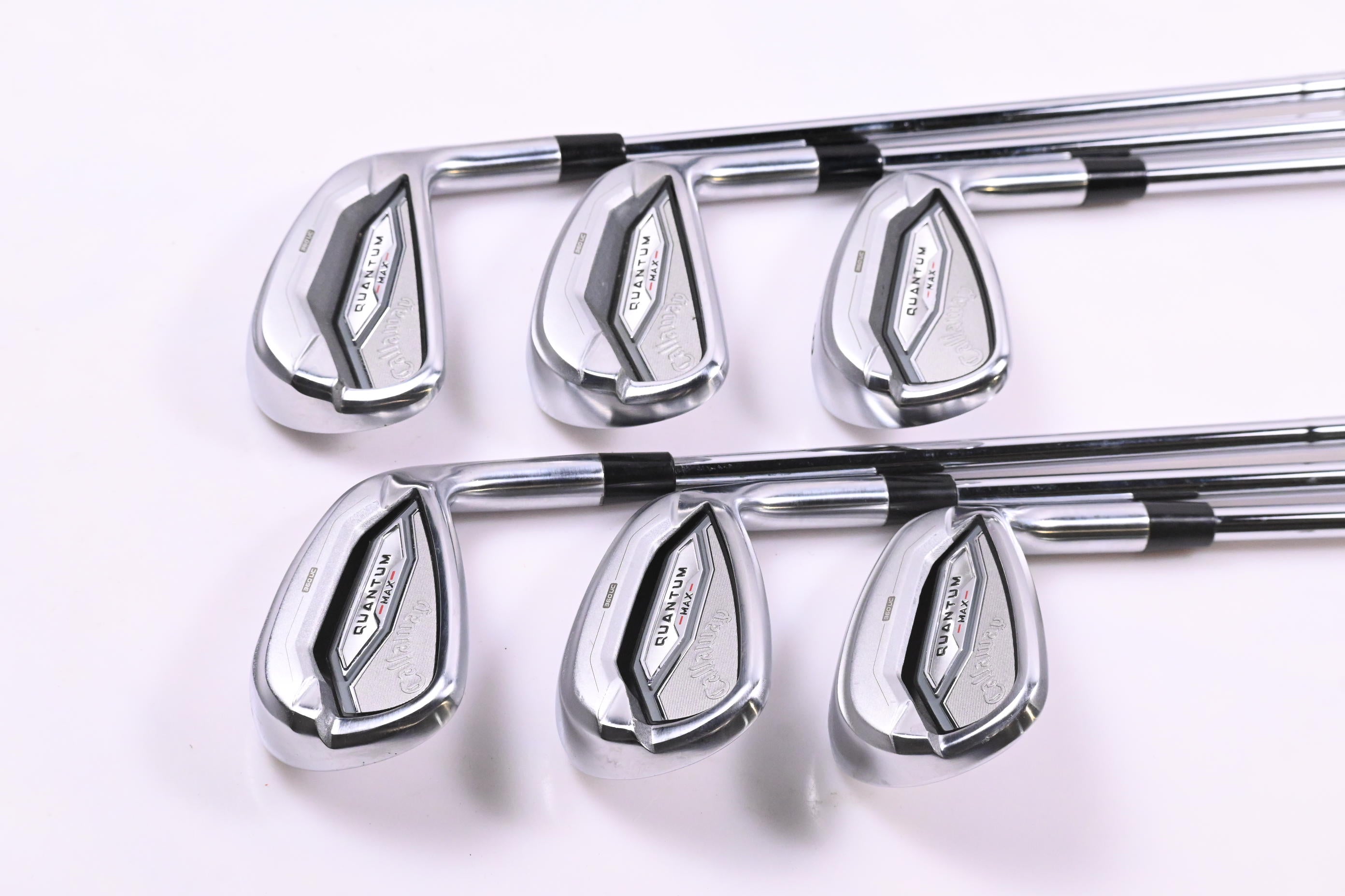 Callaway Quantum Max Irons / 6-PW+GW / Stiff Flex KBS MAX 90 Shafts