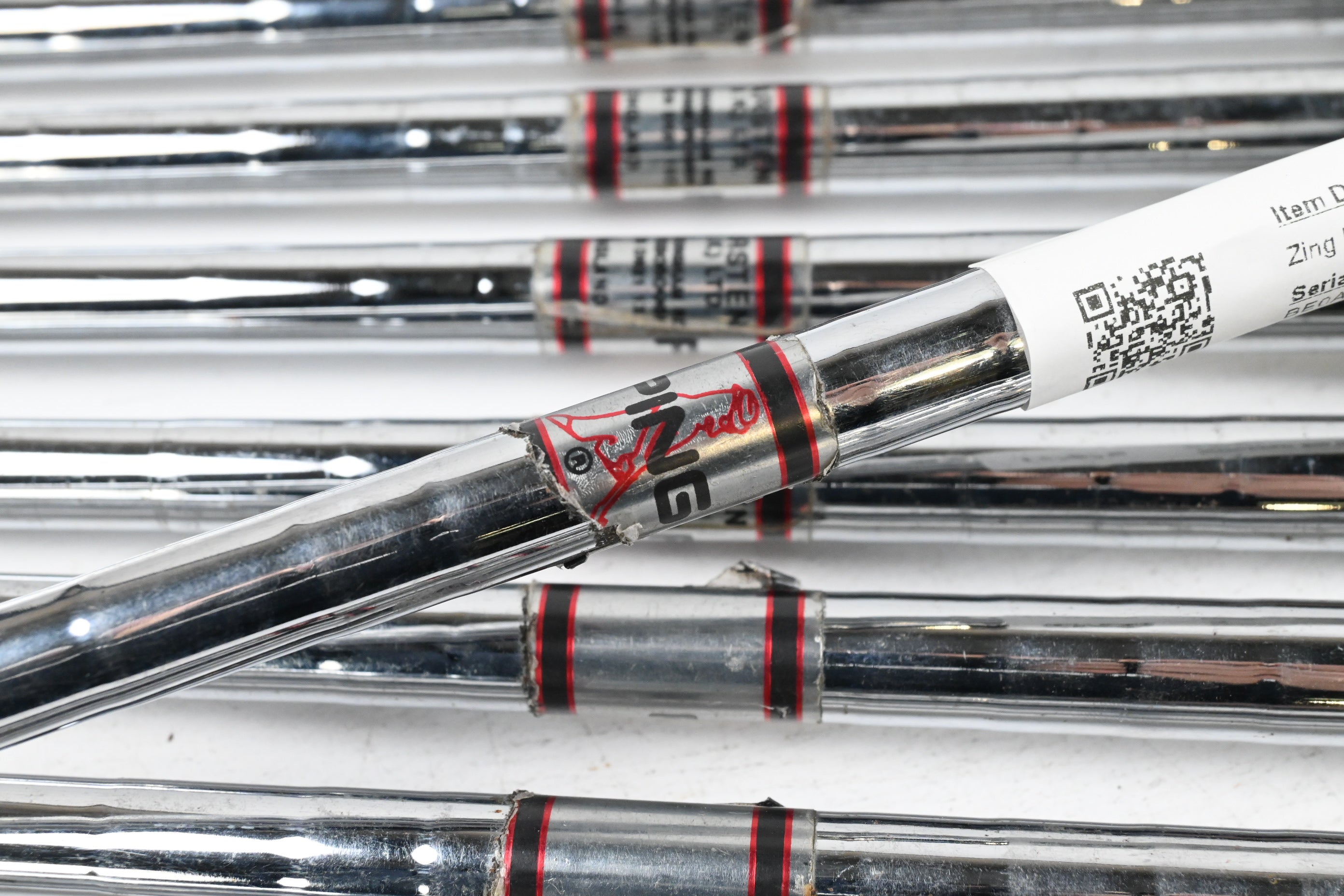 Ping Zing BeCu Irons / 1-9i / Black Dot / Stiff Flex Ping JZ Shafts