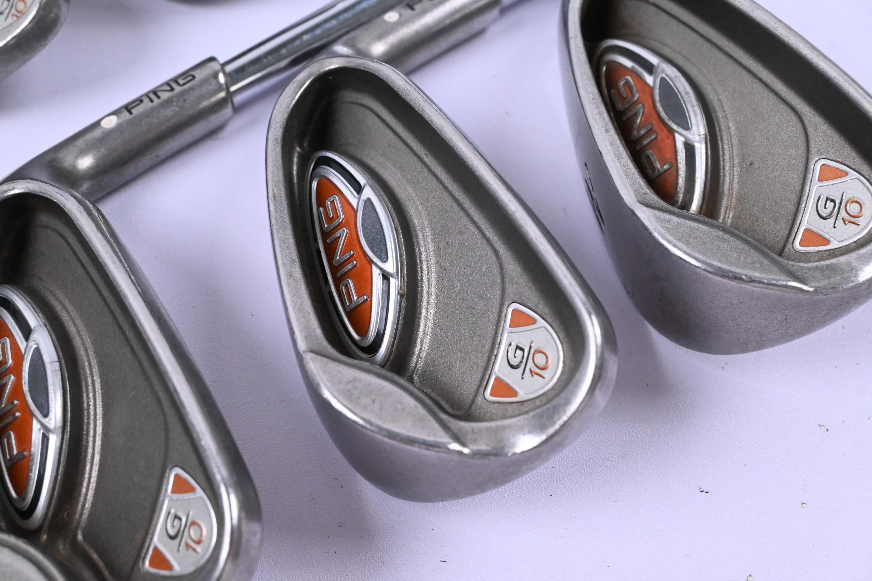 Ping G10 Irons / 5-PW / White Dot / Regular Flex Ping Shafts