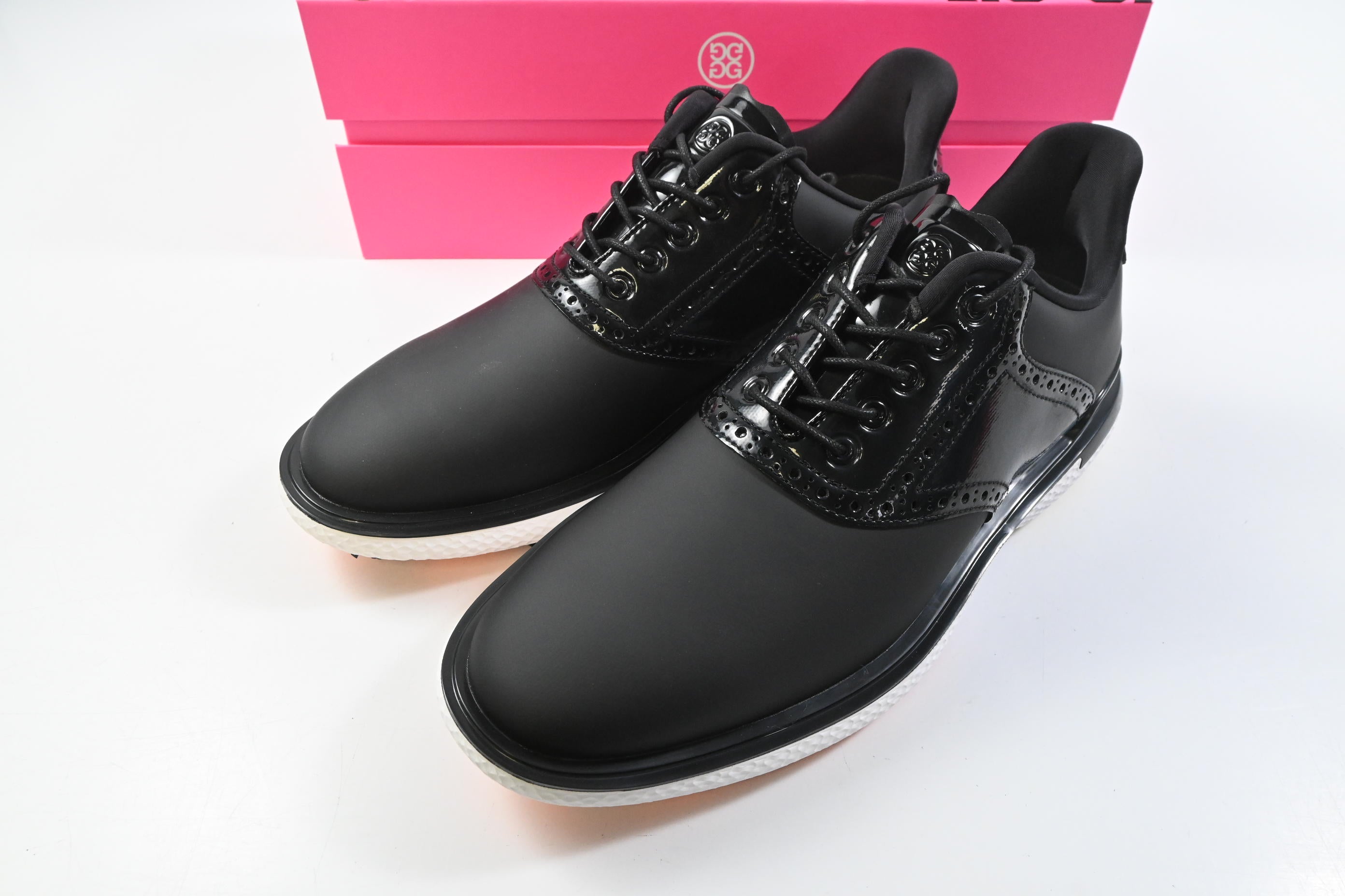 G/Fore Gallivan2R G/Lock Saddle Golf Shoes / Size UK 9.5 / Black