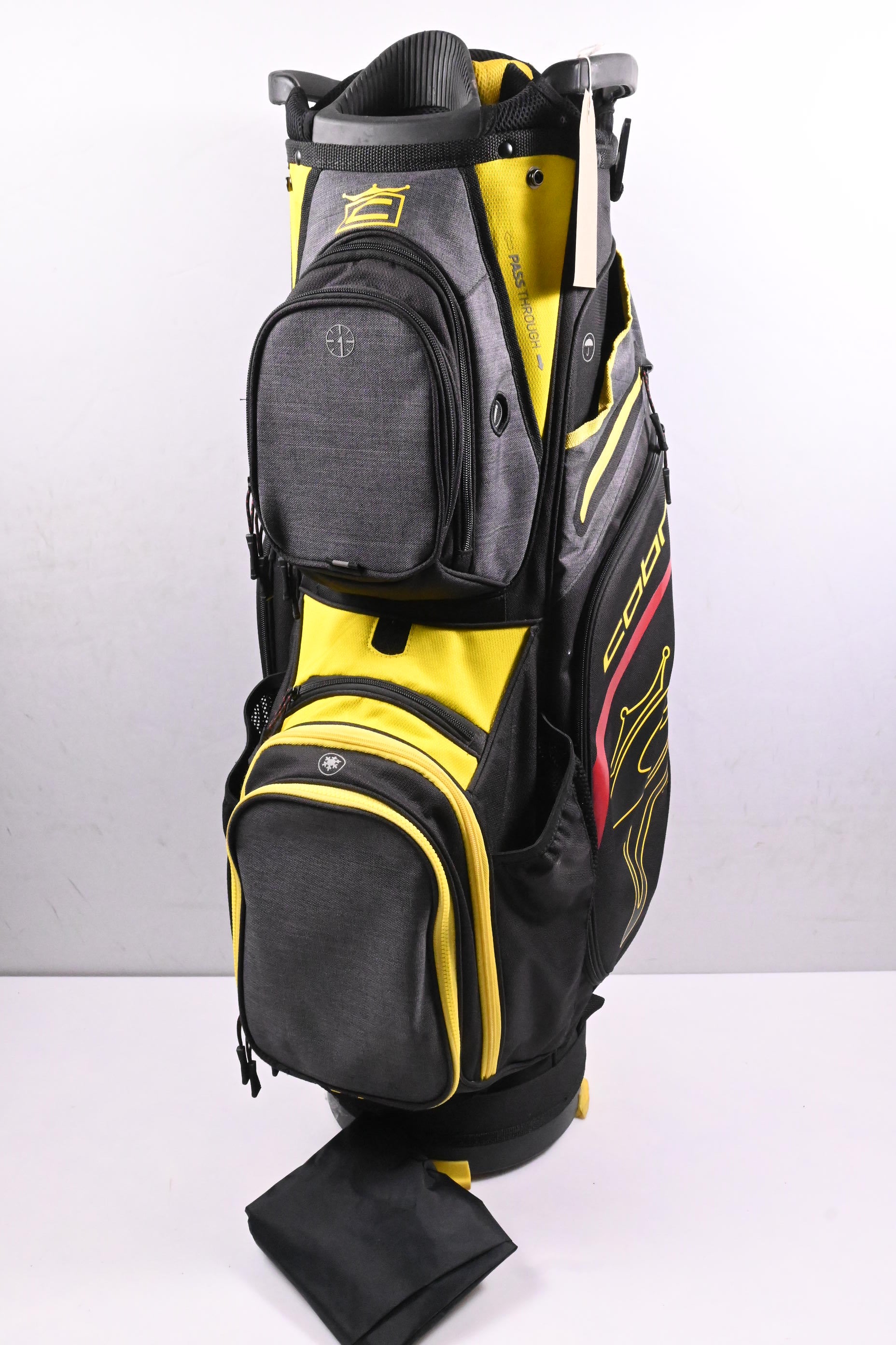 Cobra Cart Bag / 14-Way Divider / Black, Yellow
