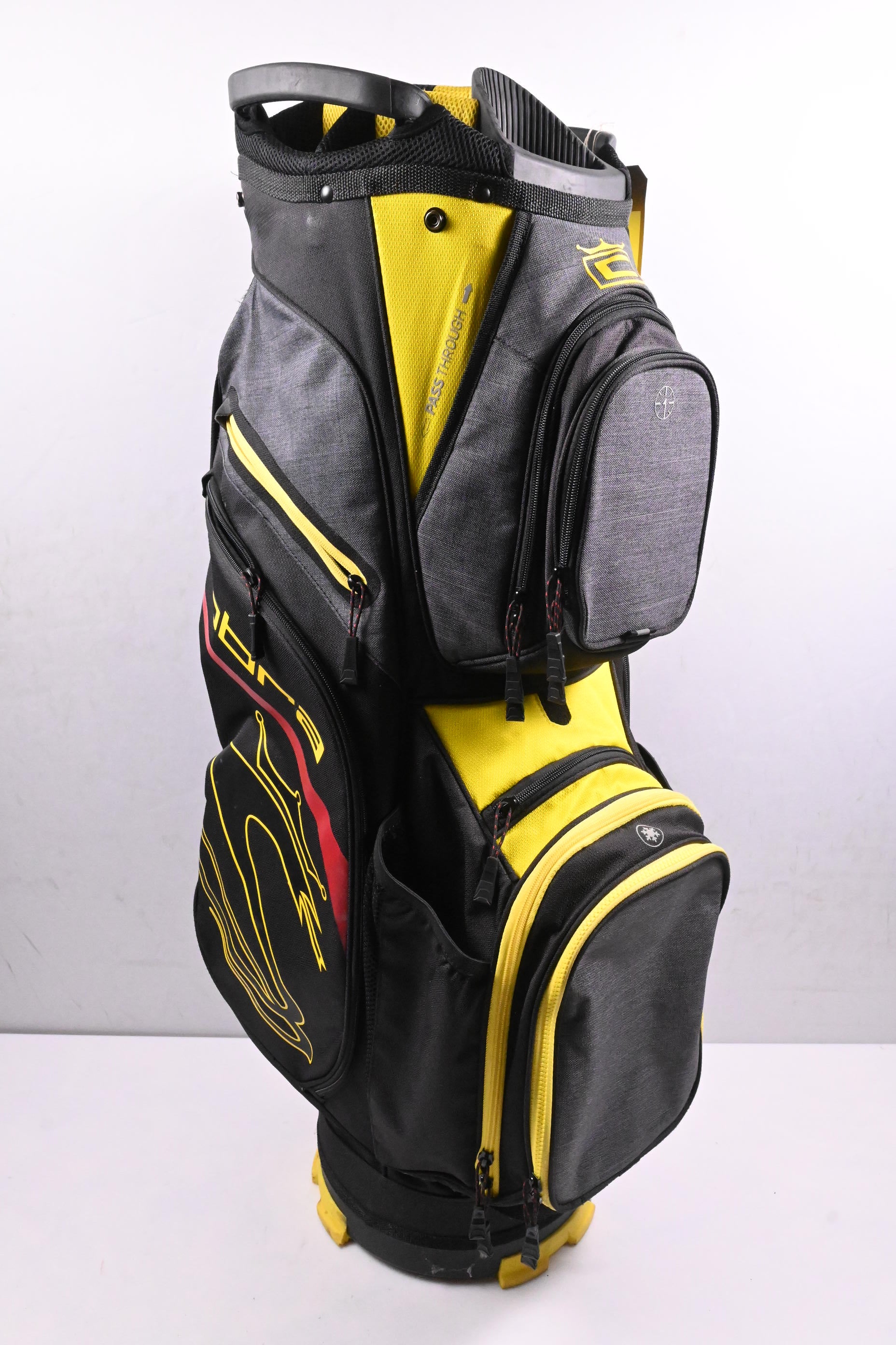 Cobra Cart Bag / 14-Way Divider / Black, Yellow
