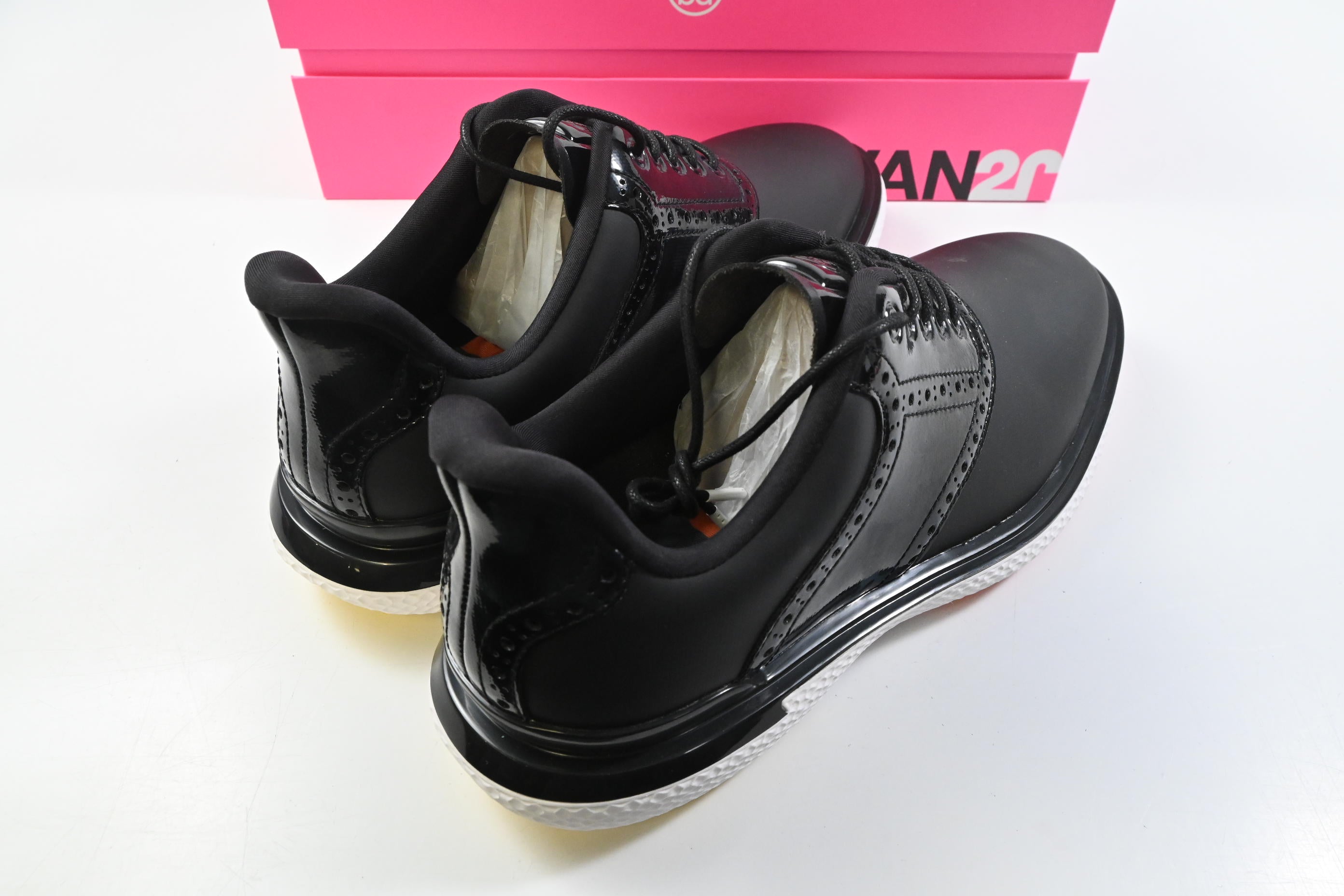 G/Fore Gallivan2R G/Lock Saddle Golf Shoes / Size UK 9.5 / Black