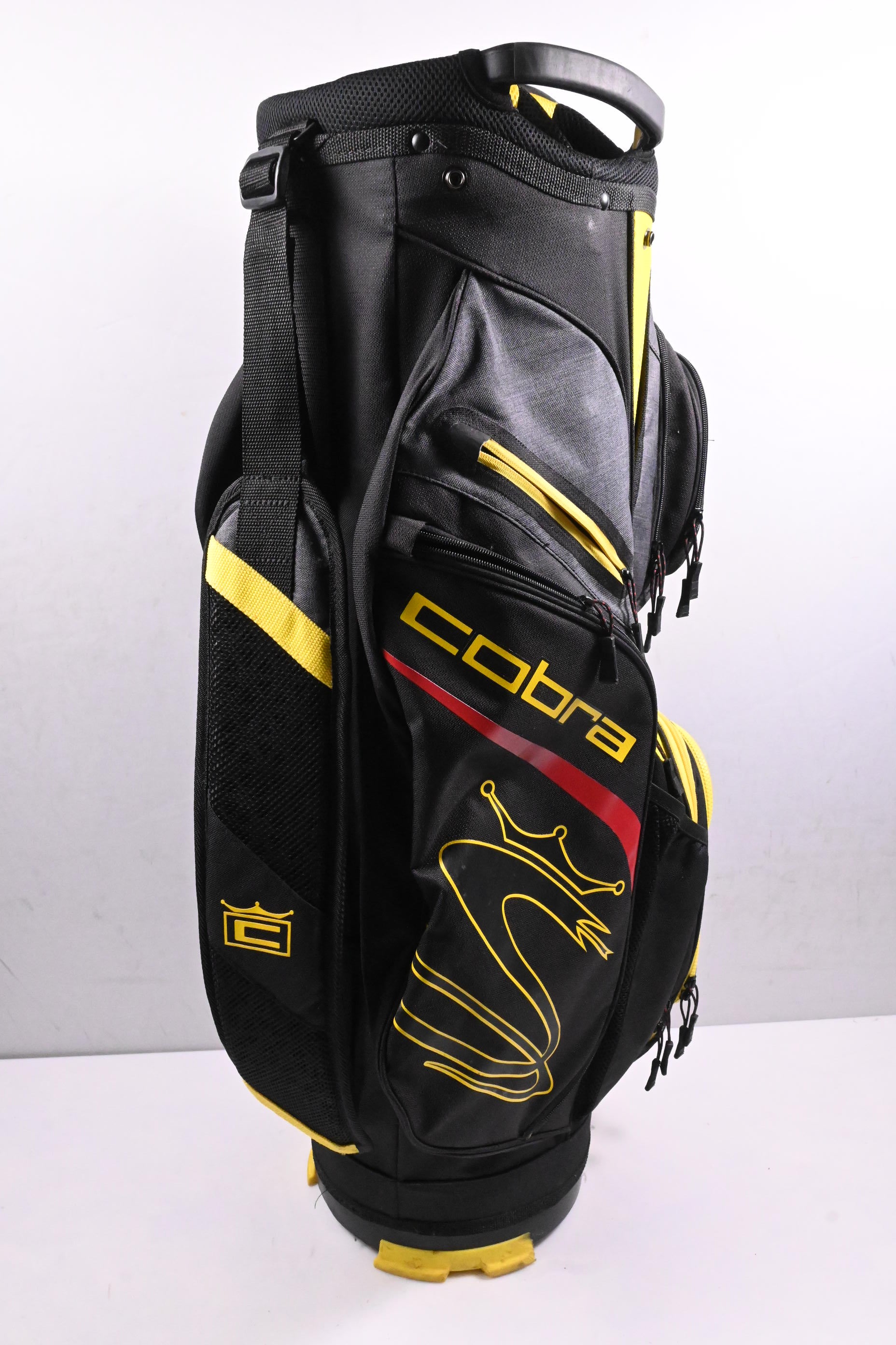 Cobra Cart Bag / 14-Way Divider / Black, Yellow
