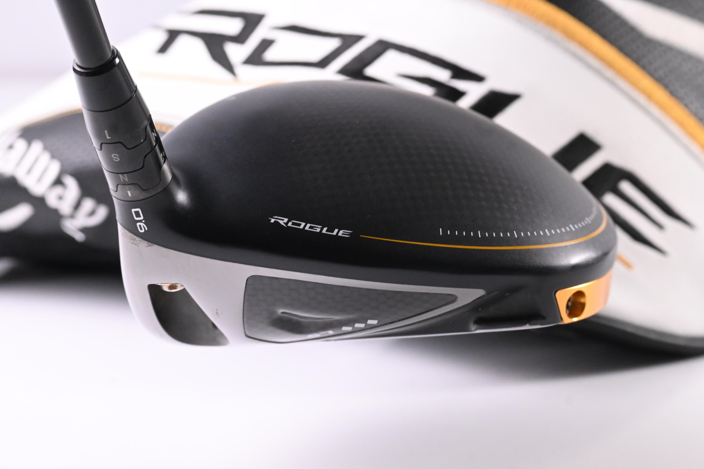 Callaway Rogue ST TD LS Driver / 9 Degree / Stiff Flex Tensei AV White 65 Shaft