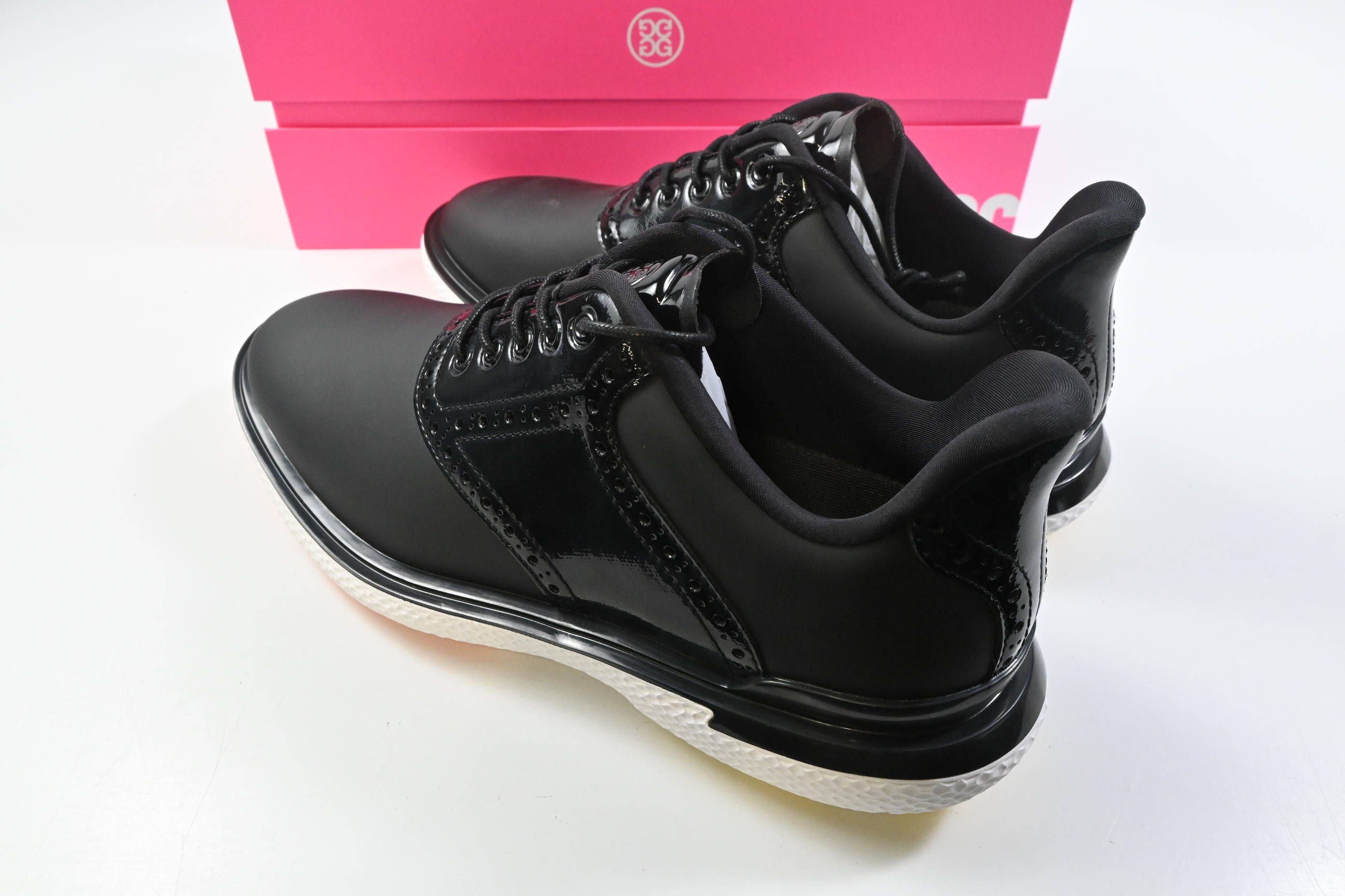 G/Fore Gallivan2R G/Lock Saddle Golf Shoes / Size UK 9.5 / Black