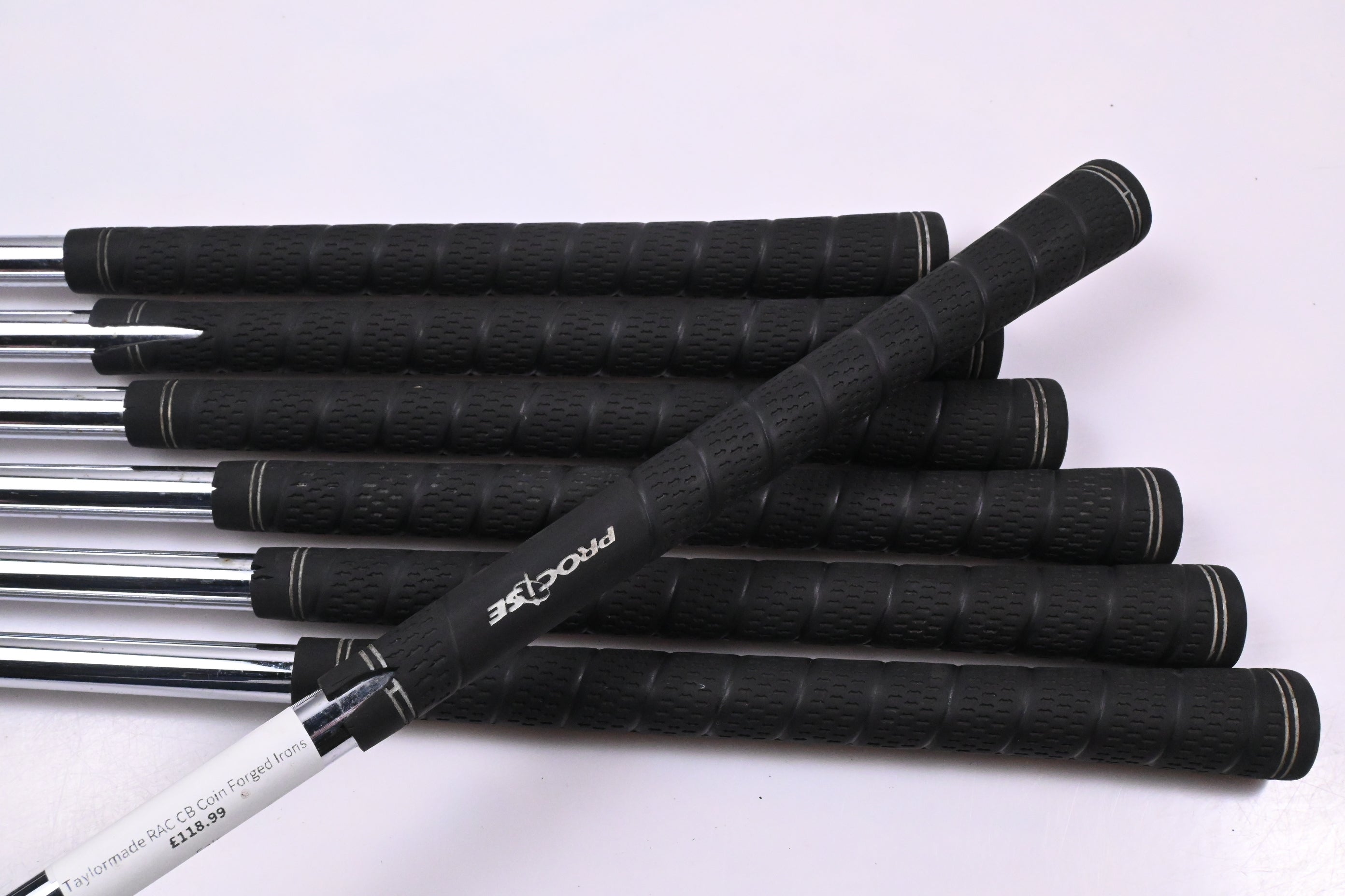 Taylormade RAC CB Coin Forged Irons / 3-9i / X-Flex Steel Shafts