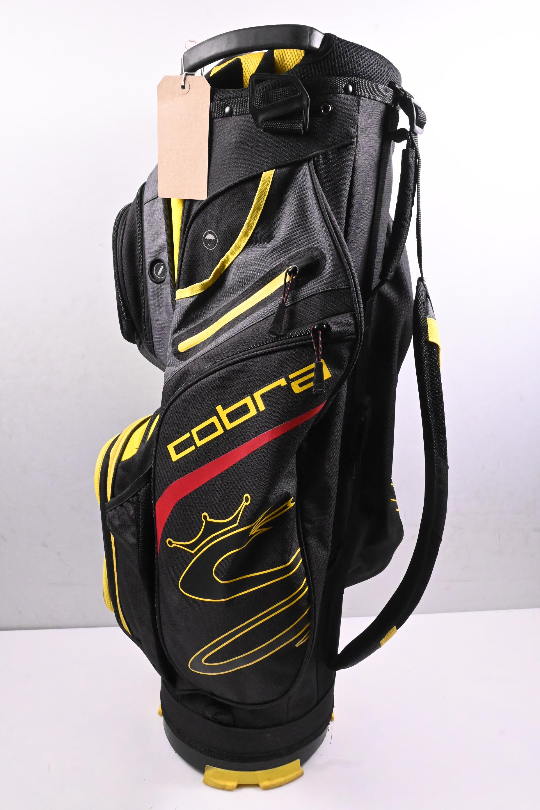 Cobra Cart Bag / 14-Way Divider / Black, Yellow