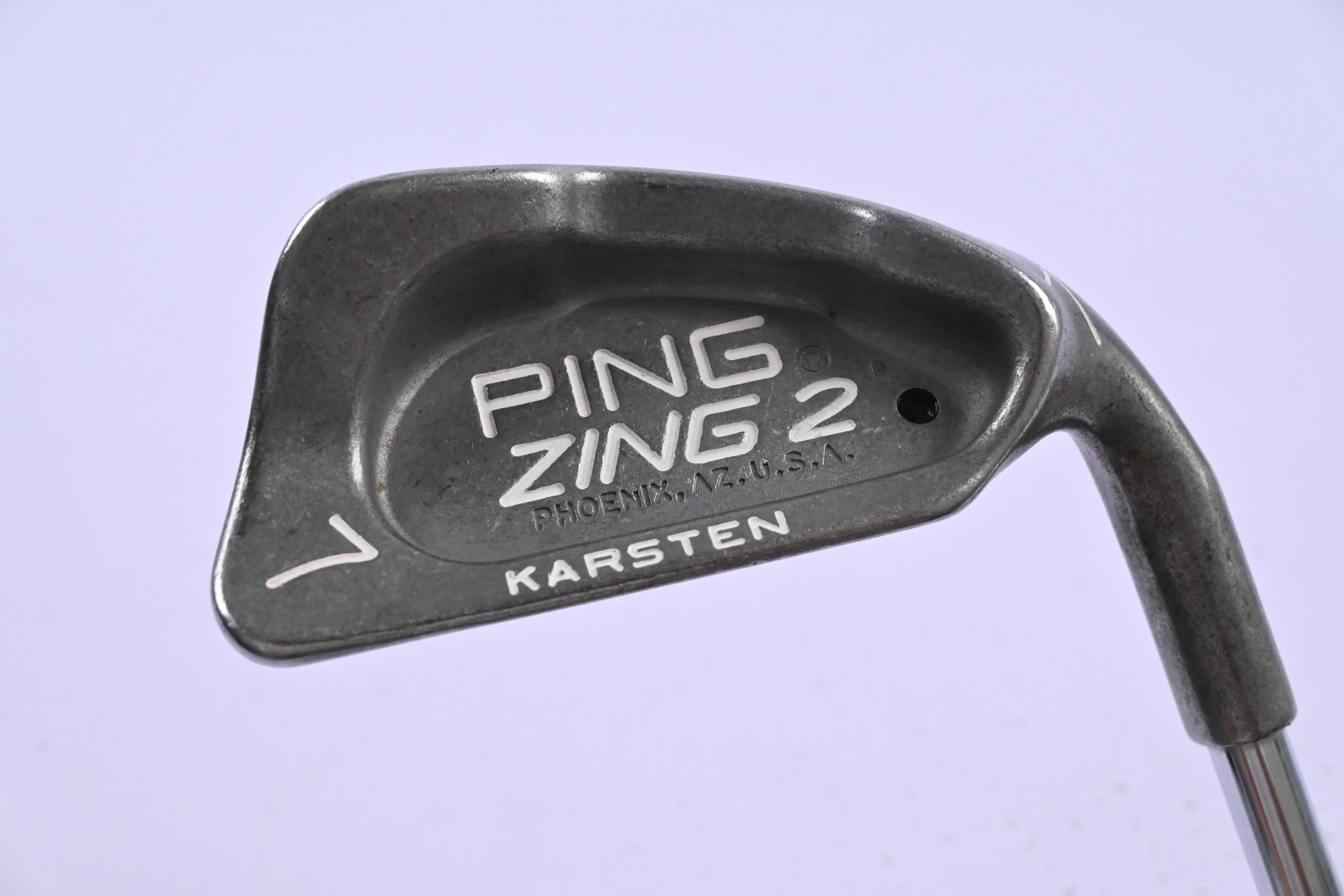 Ping Zing 2 #7 Iron / Black Dot / Stiff Flex Ping JZ Shaft
