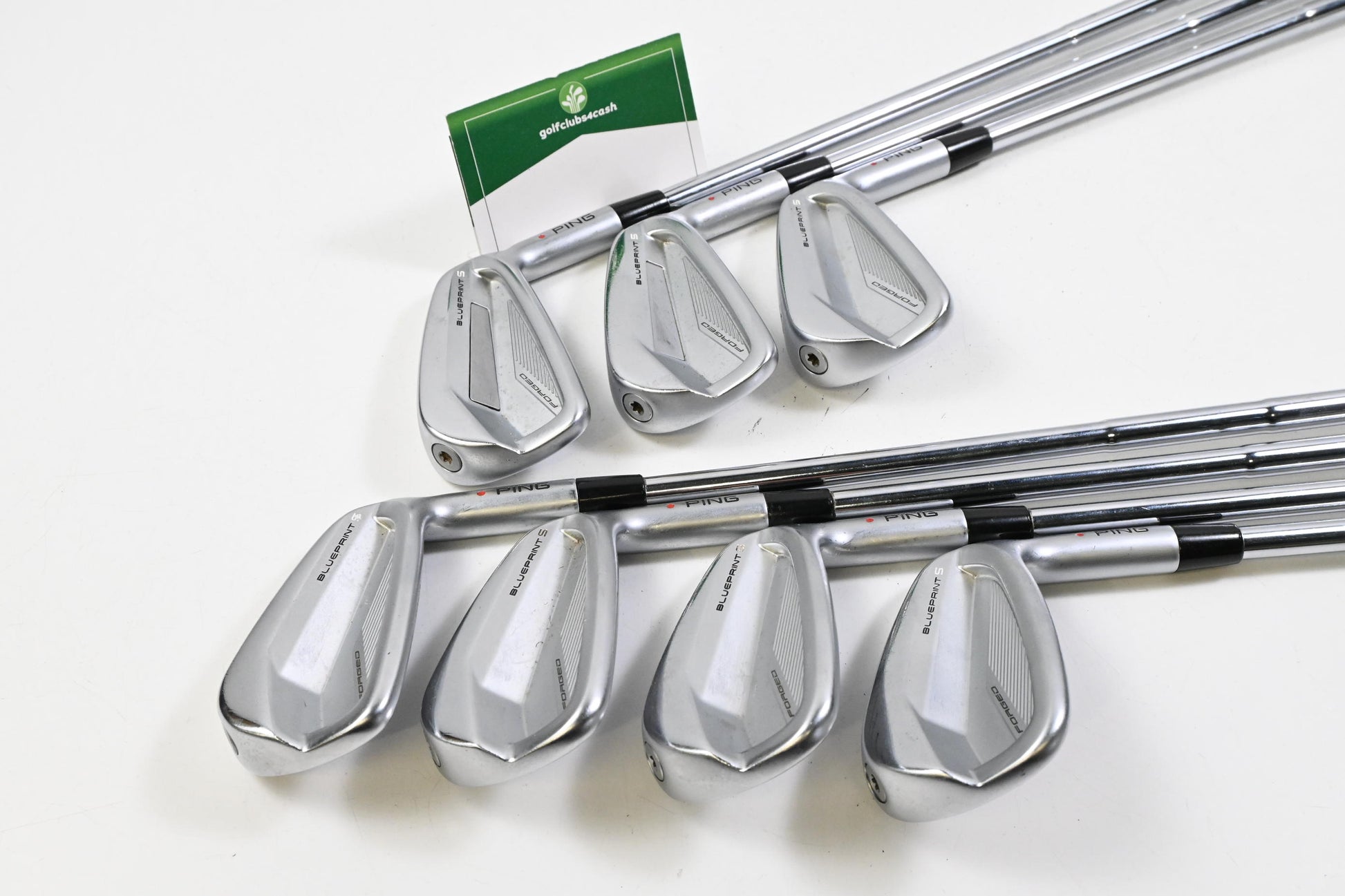 Ping Blueprint S Irons / 4-PW / Red Dot / Stiff Flex Dynamic Gold Mid S300 115