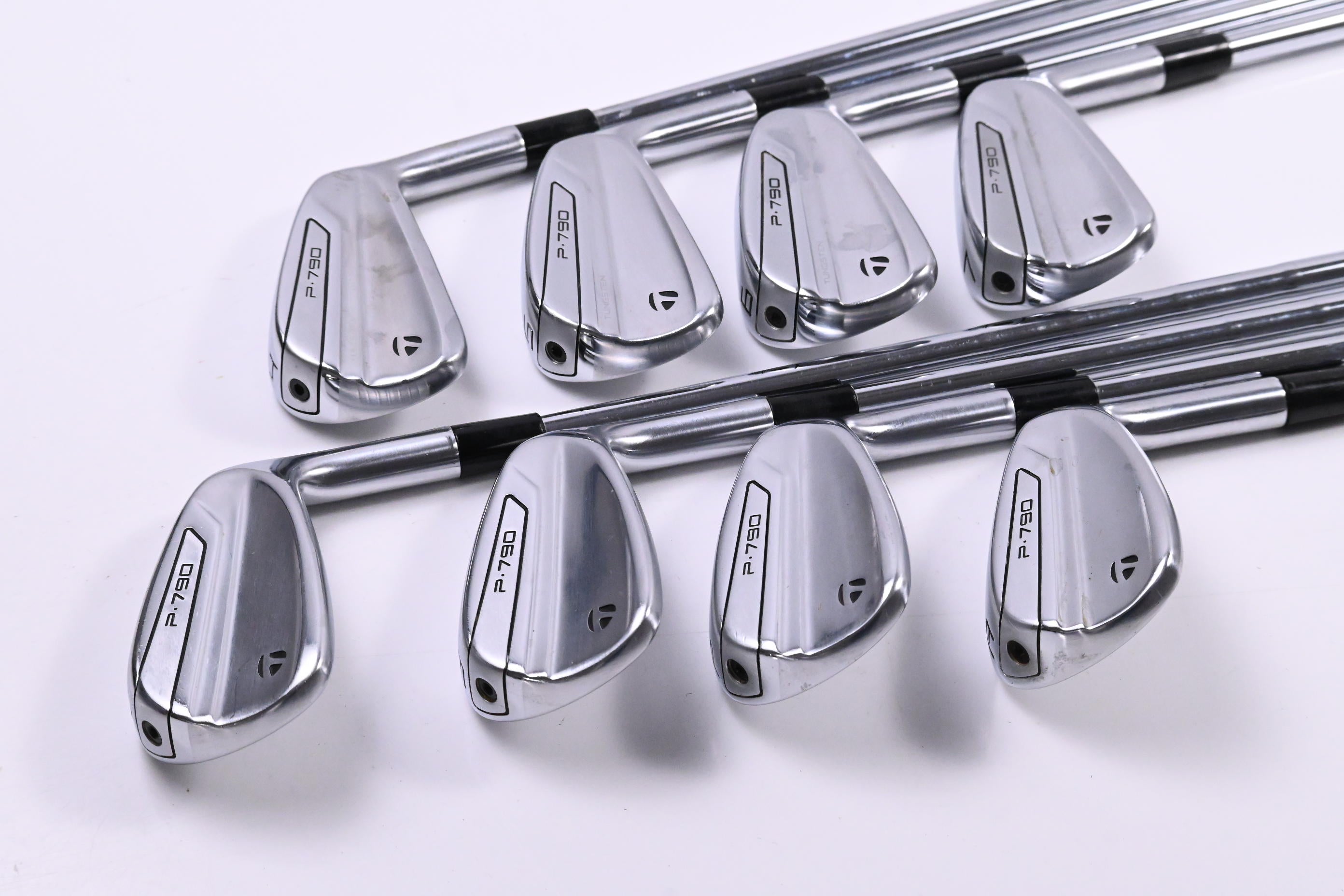 Taylormade P790 2019 Irons / 4-PW+AW / Stiff Flex KBS Tour Shafts
